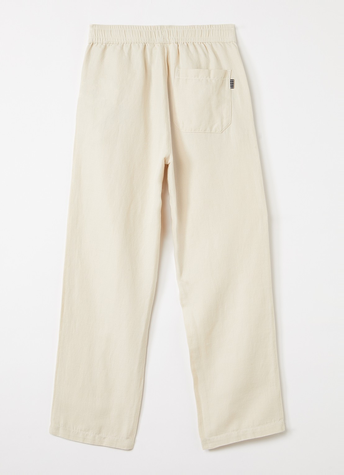 Molo Amor straight fit broek met steekzakken - voorkant 3 beige