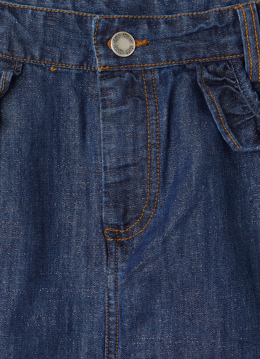 Molo Berit rok van denim - detail 3 blauw