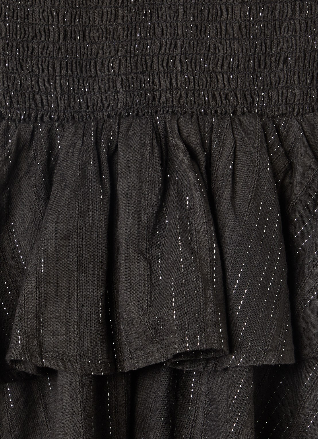 Molo Bonita rok met smockwerk - detail 3 antraciet