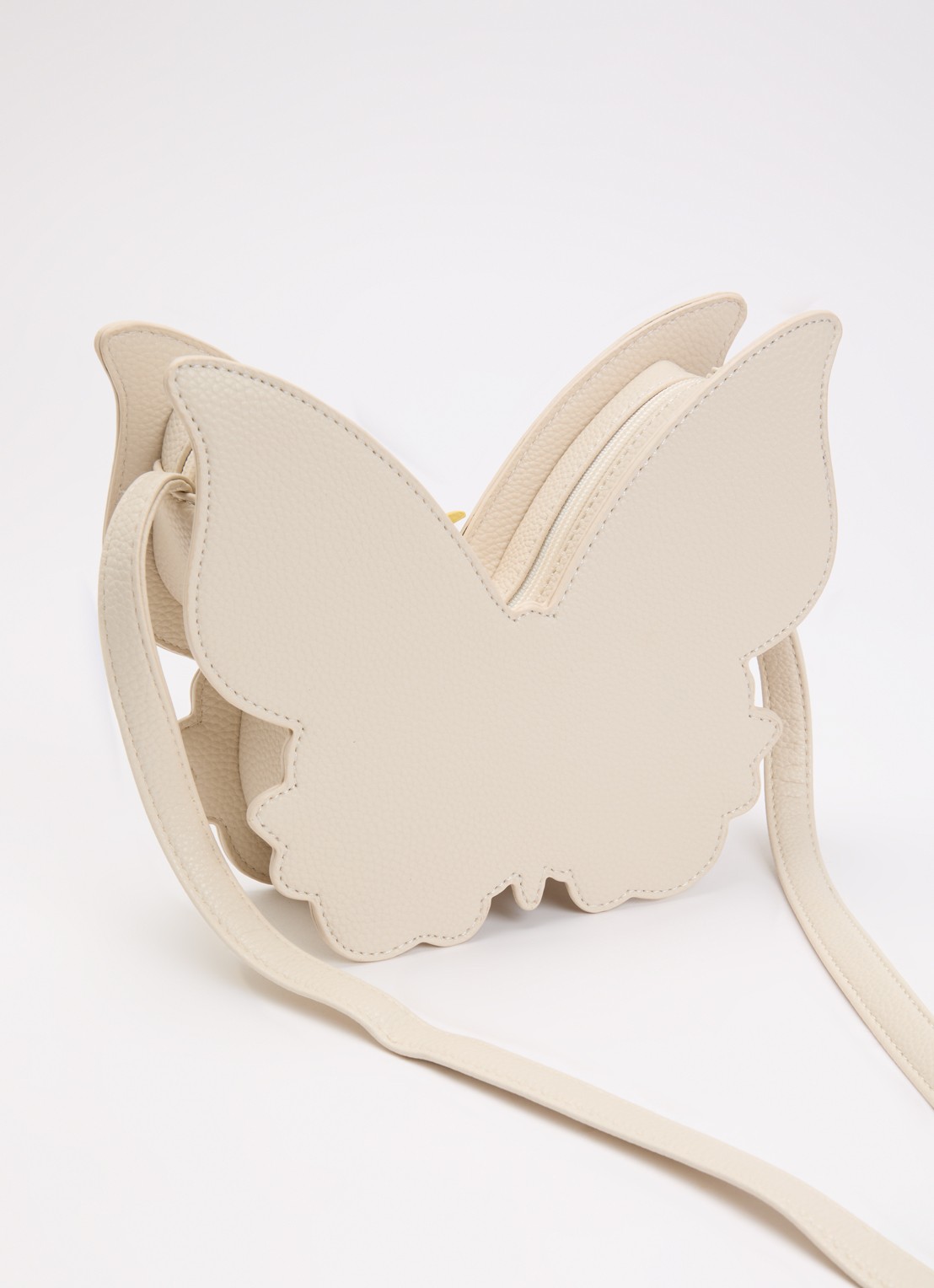 Molo Butterfly schoudertas van imitatieleer - achterkant 5 beige