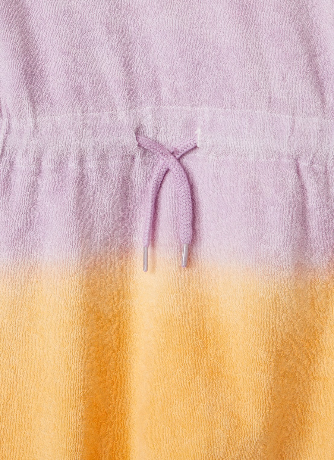 Molo Camden jurk van badstof met trekkoord - detail 3 lila