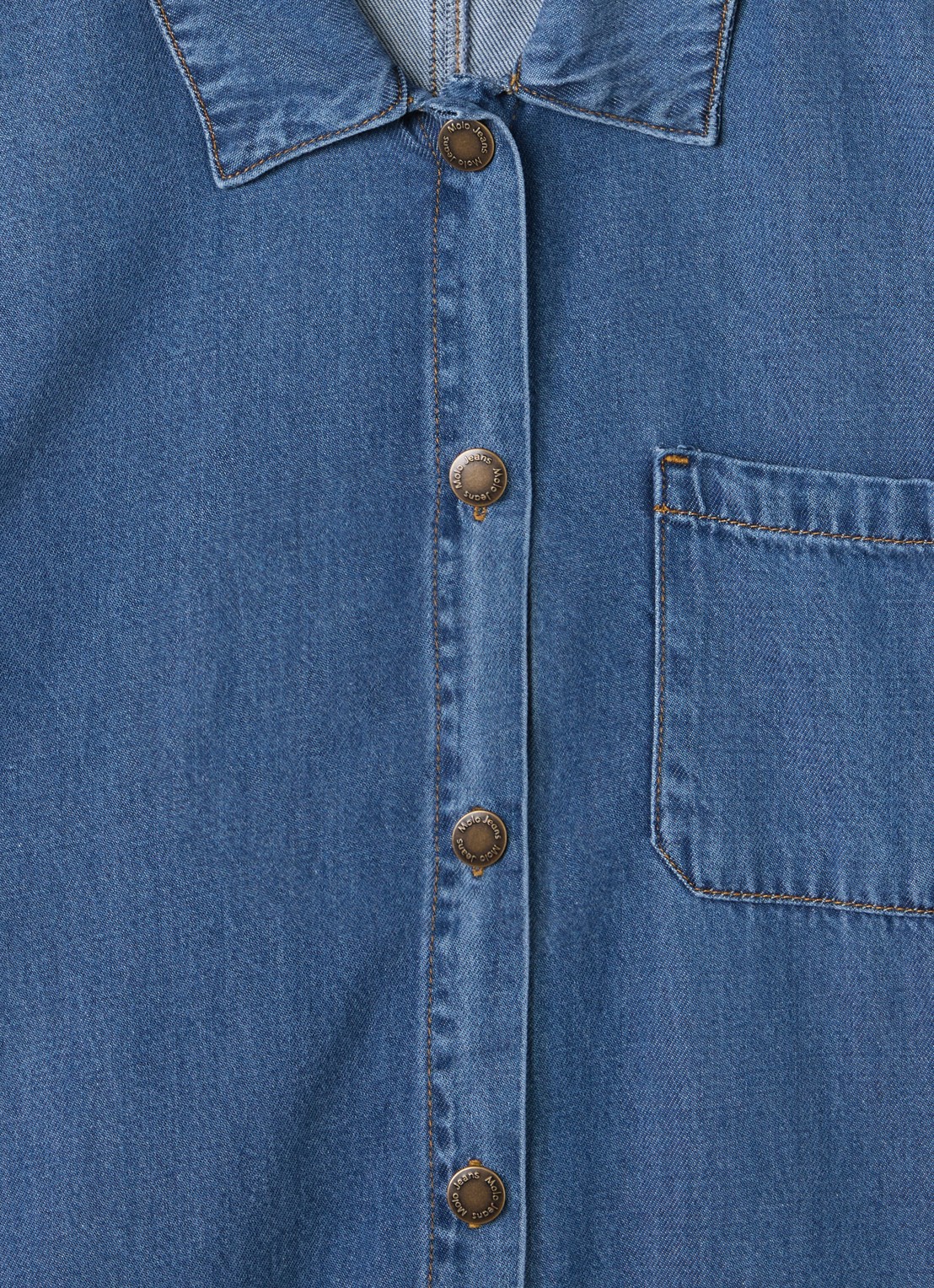 Molo Celise blousejurk  - detail 4 indigo