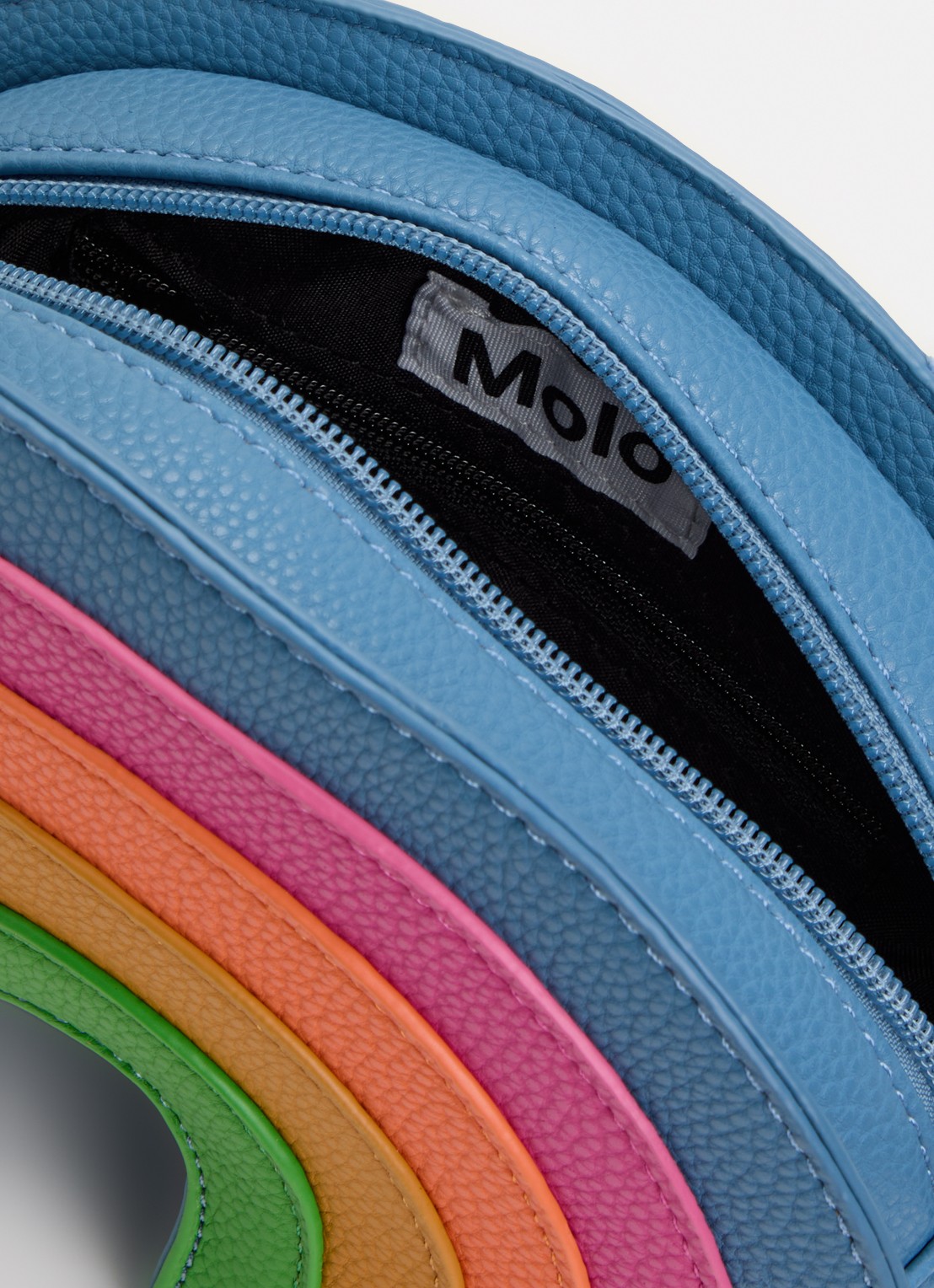 Molo Crossbodytas met verstelbare schouderriem - detail staalblauw