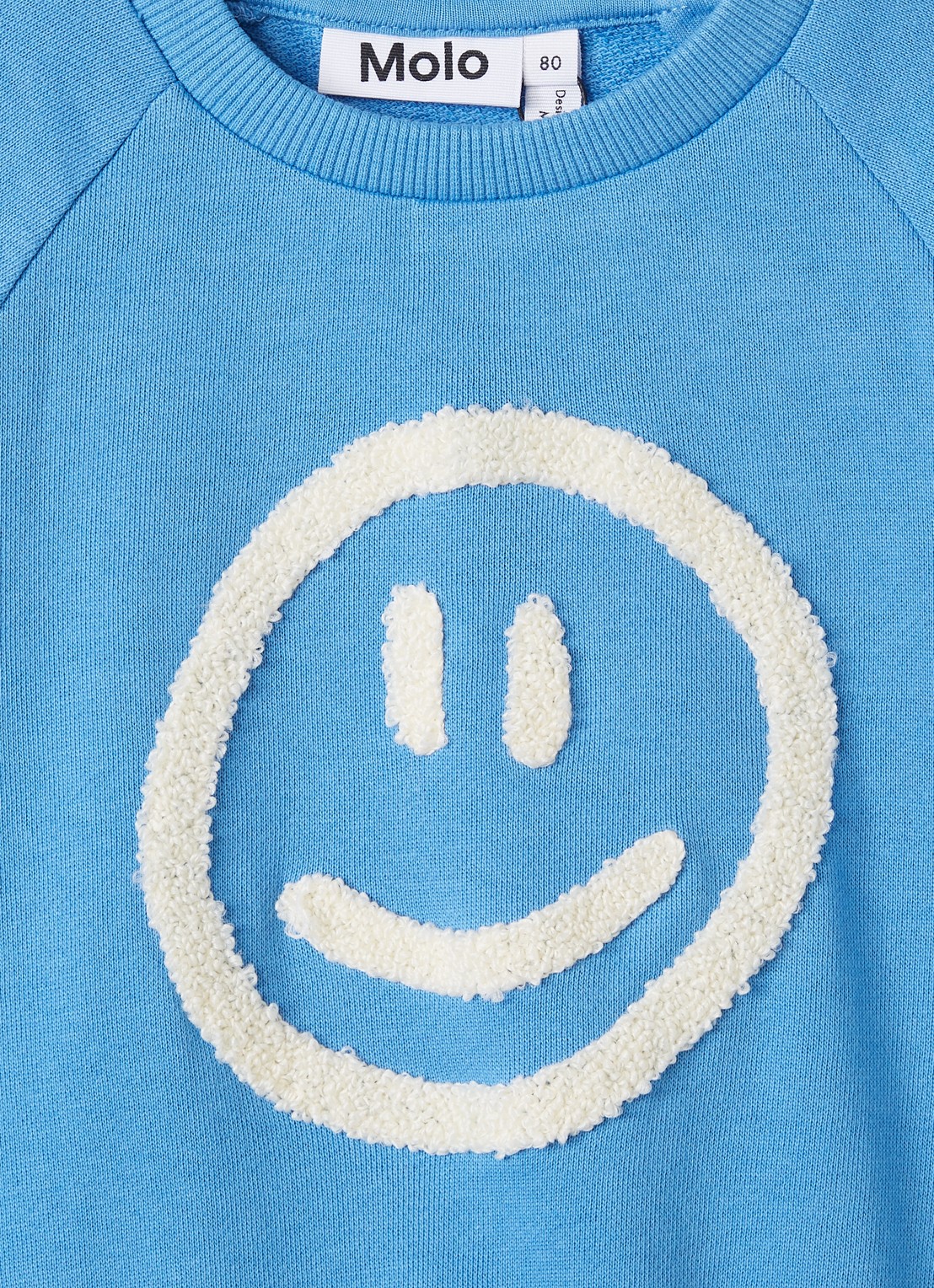 Molo Disc sweater met print - detail 3 blauw