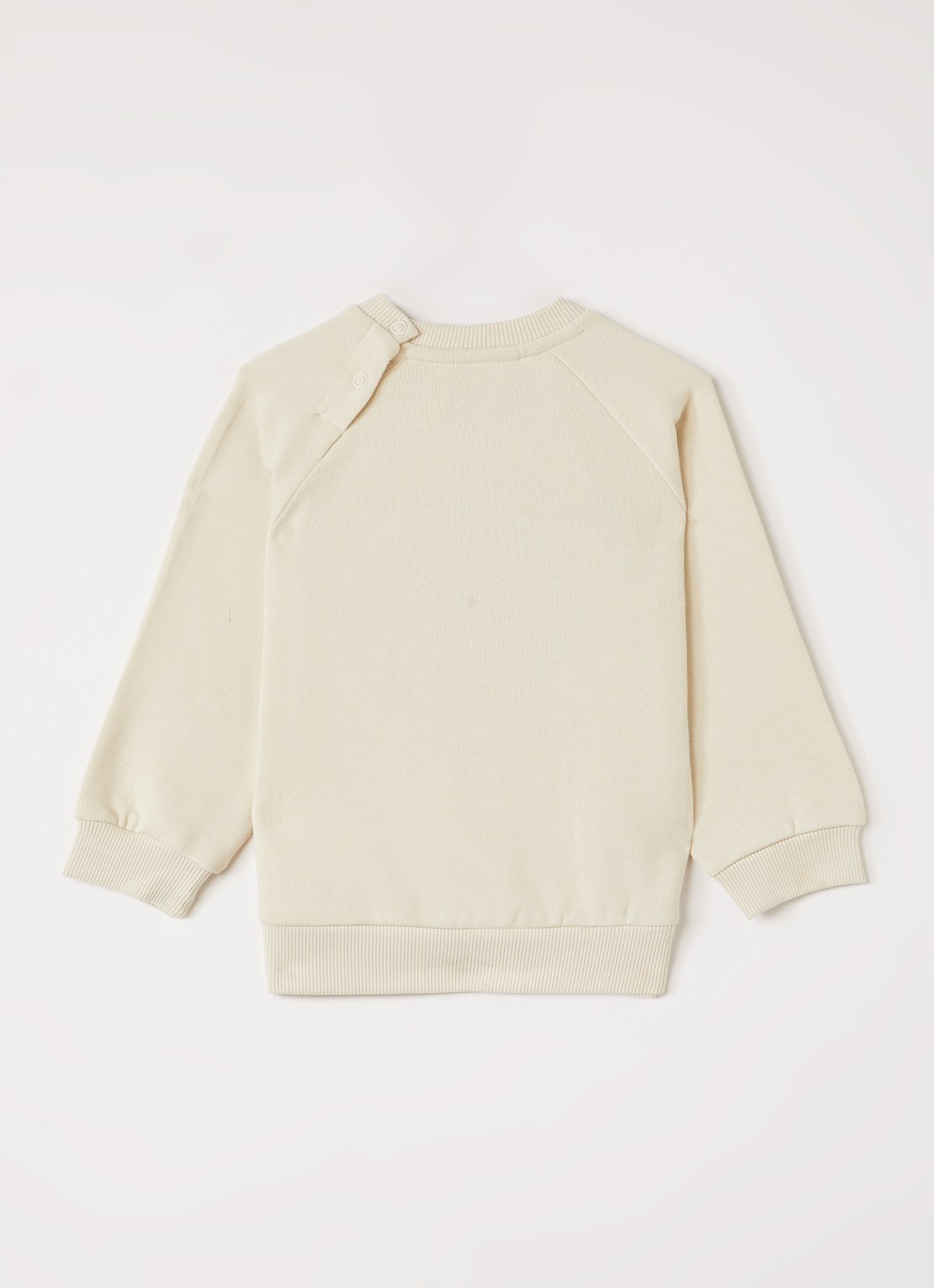 Molo Disc sweater met print - voorkant 3 beige