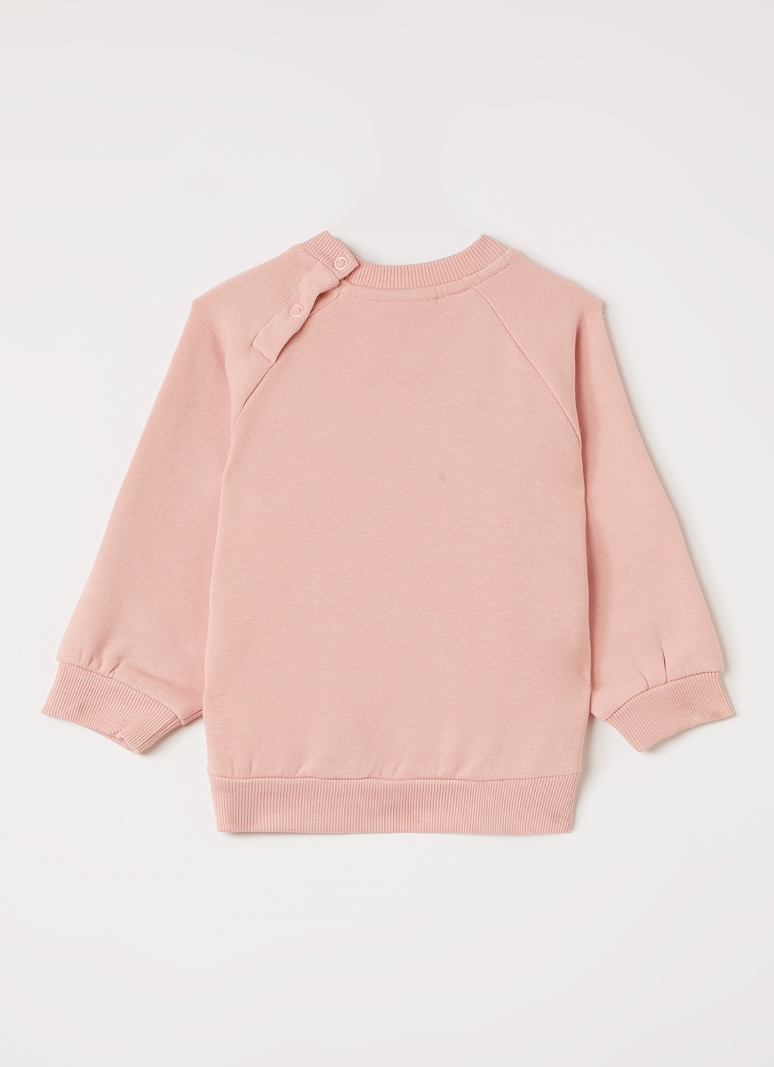 Molo Disc sweater met print - voorkant 3 oudroze