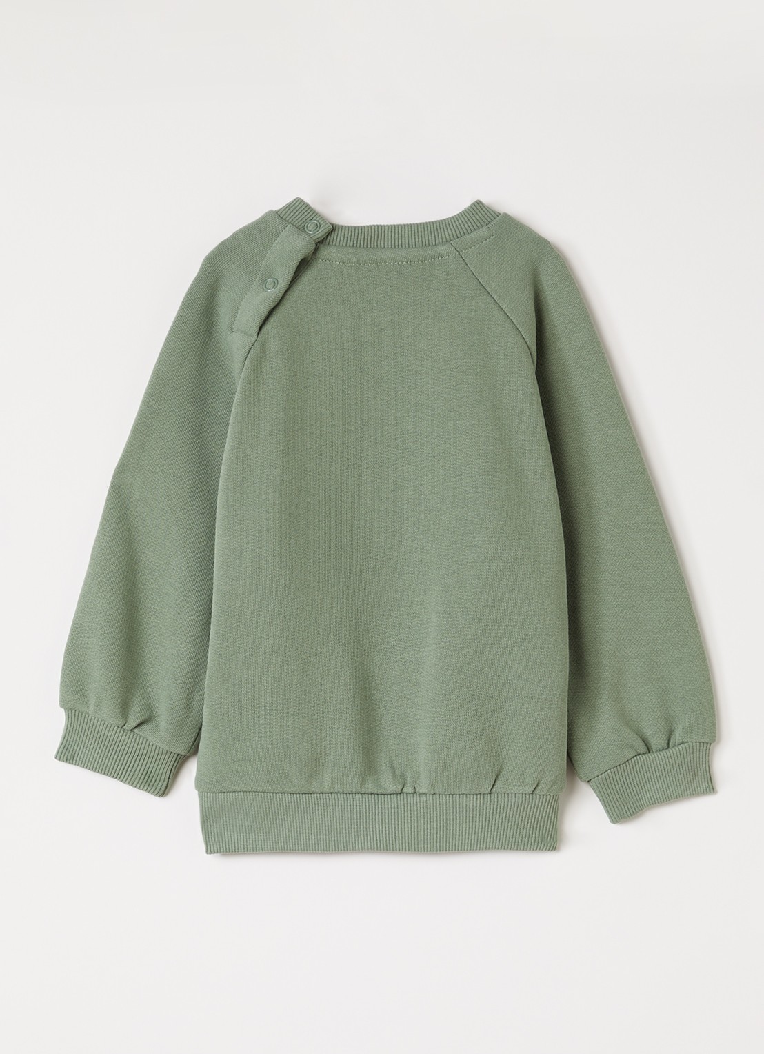 Molo Disc sweater met print - voorkant 2 groen