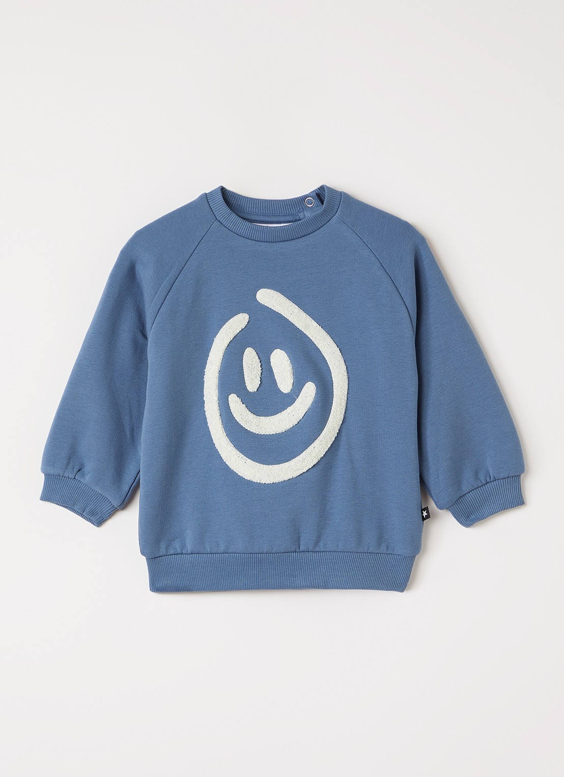 Molo Disc sweater met print - voorkant 3 groen