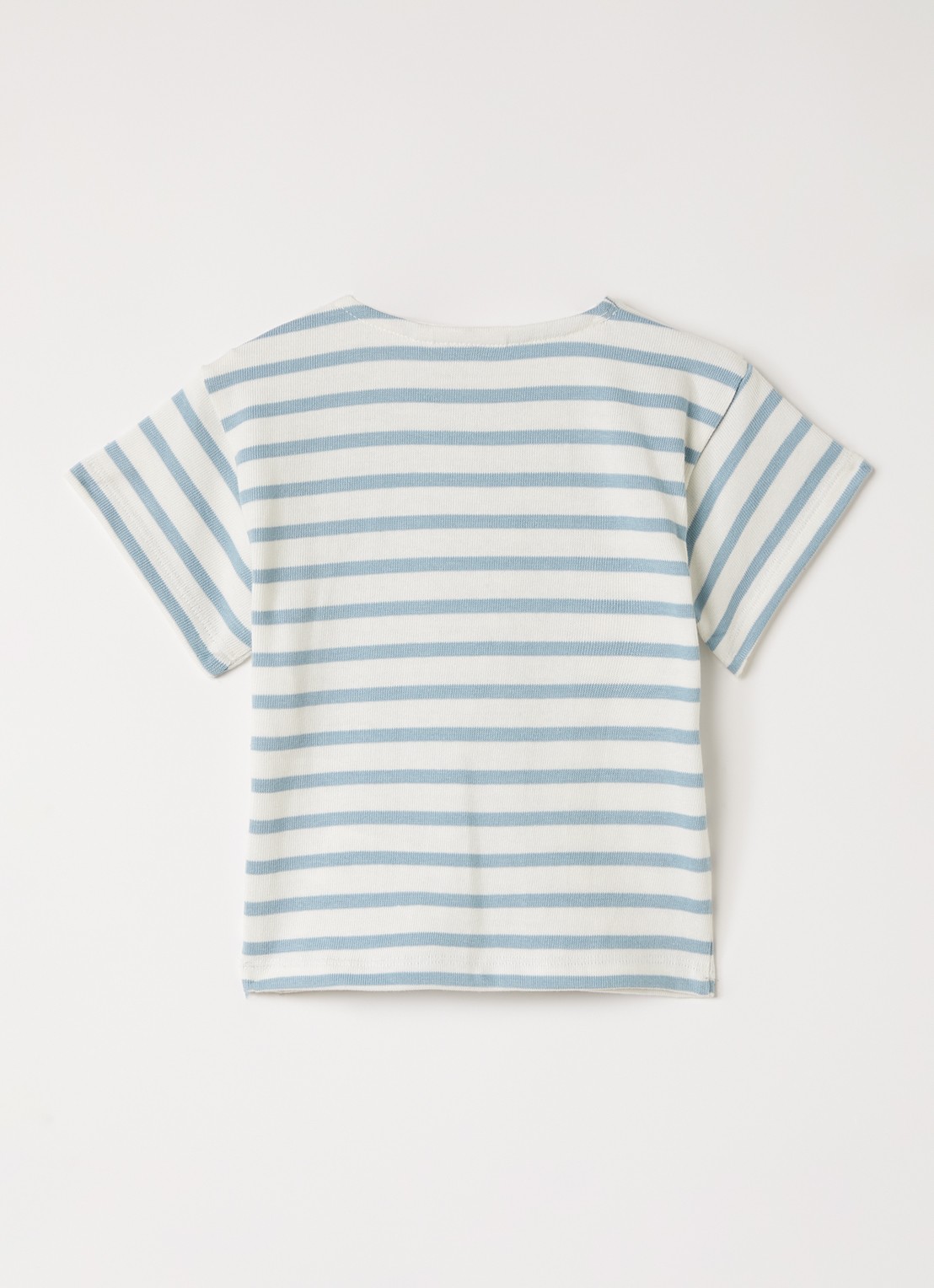 Molo Eivor T-shirt met streepprint - voorkant 2 blauw