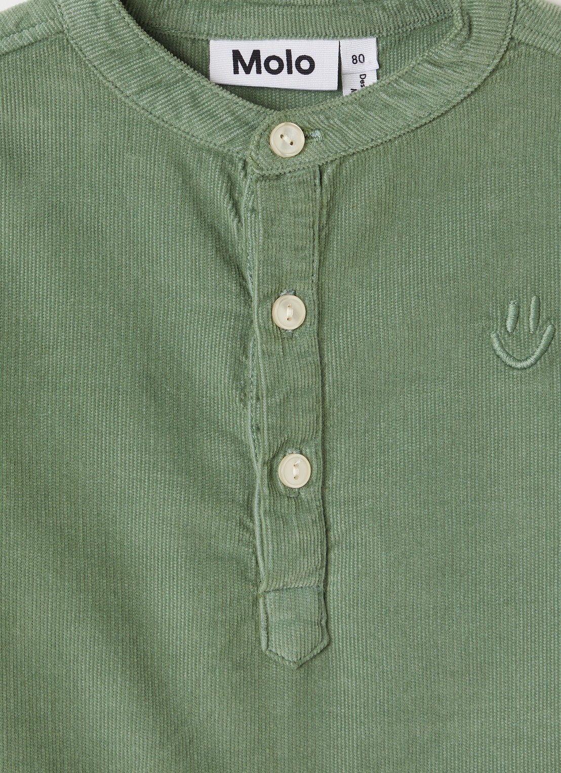 Molo Enoz longsleeve van corduroy - detail 3 groen