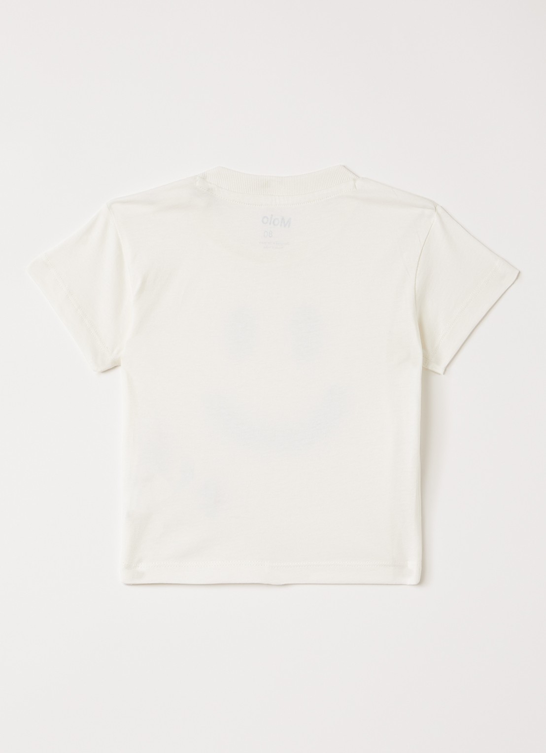 Molo Enzo T-shirt met print - voorkant 2 gebroken wit