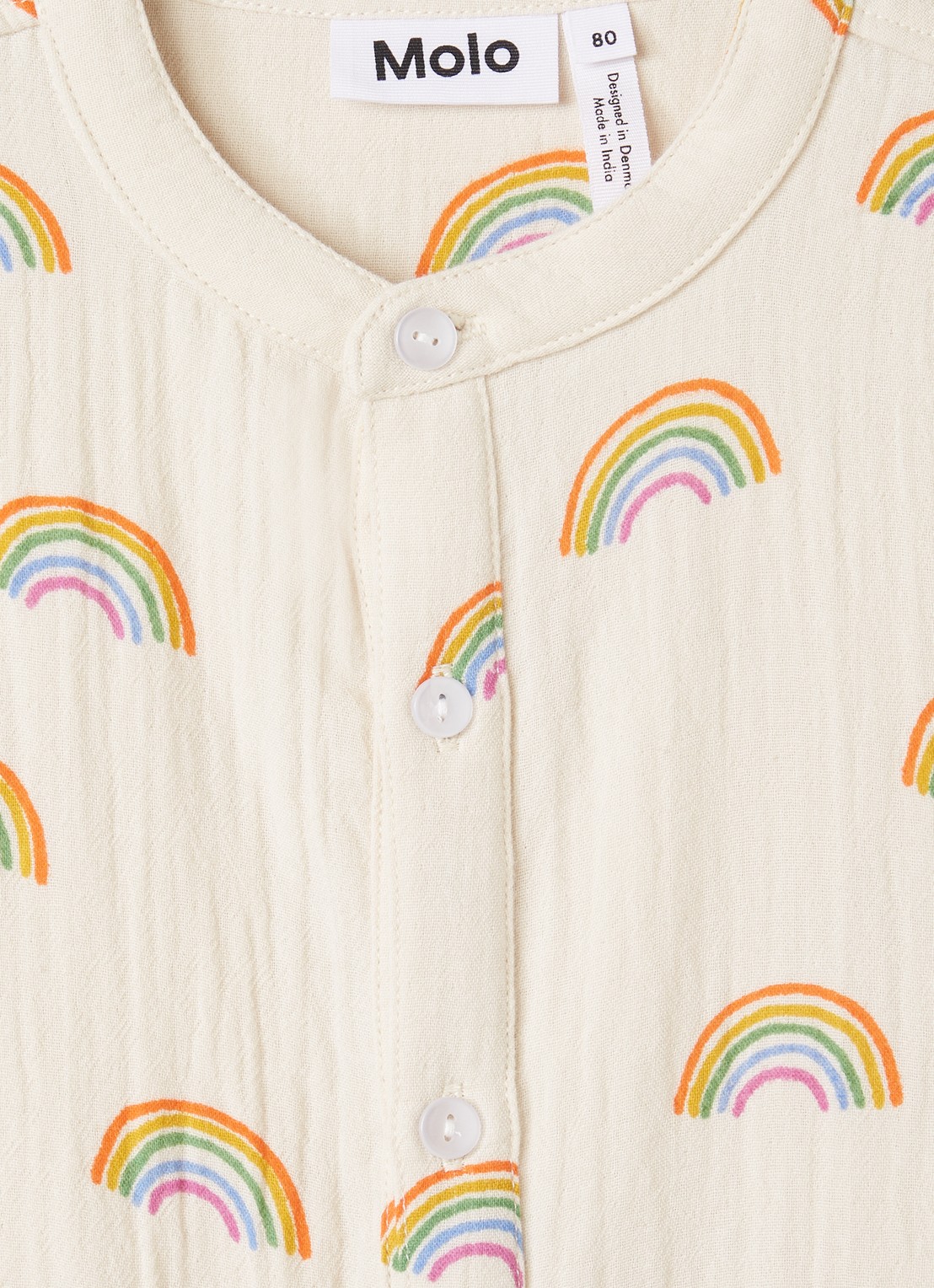 Molo Falkone babypak met print - detail 3 beige