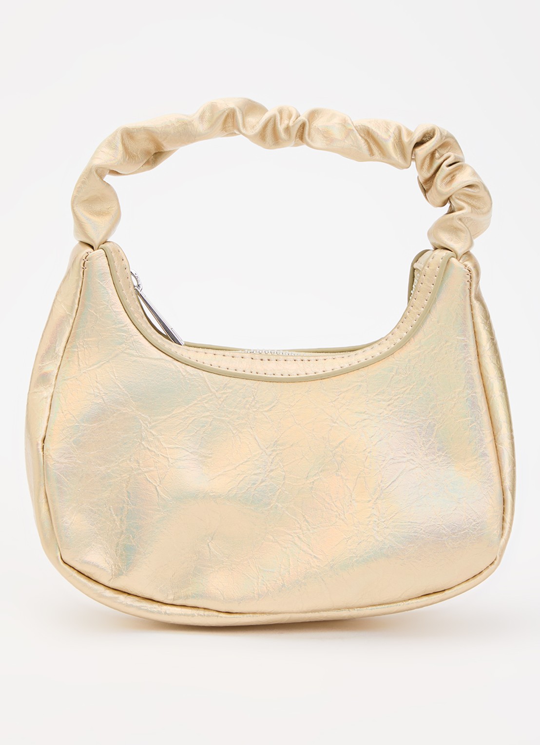 Molo June handtas met metallic finish - voorkant 5 goud