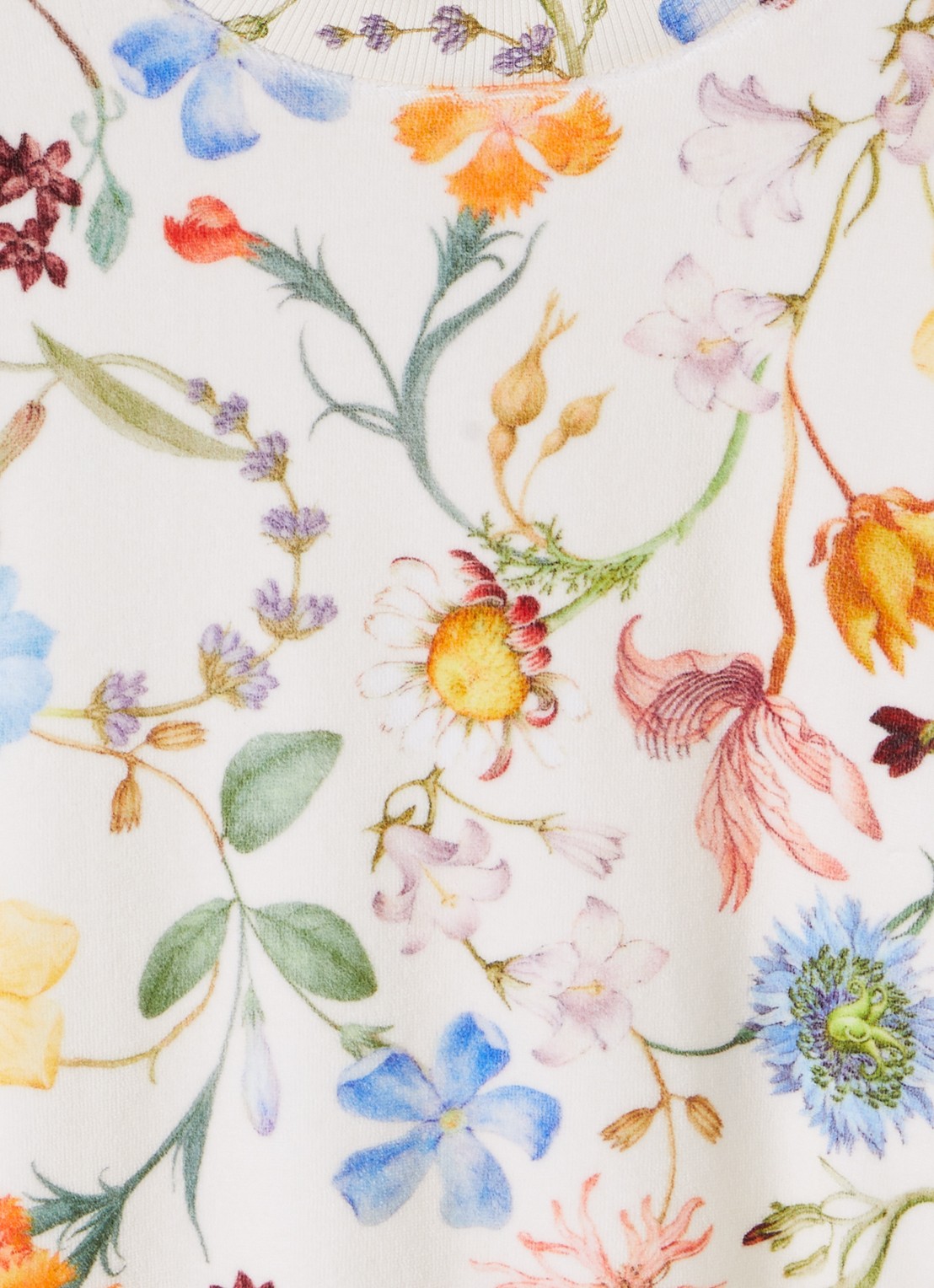 Molo Marika sweater met bloemenprint - detail 3 gebroken wit