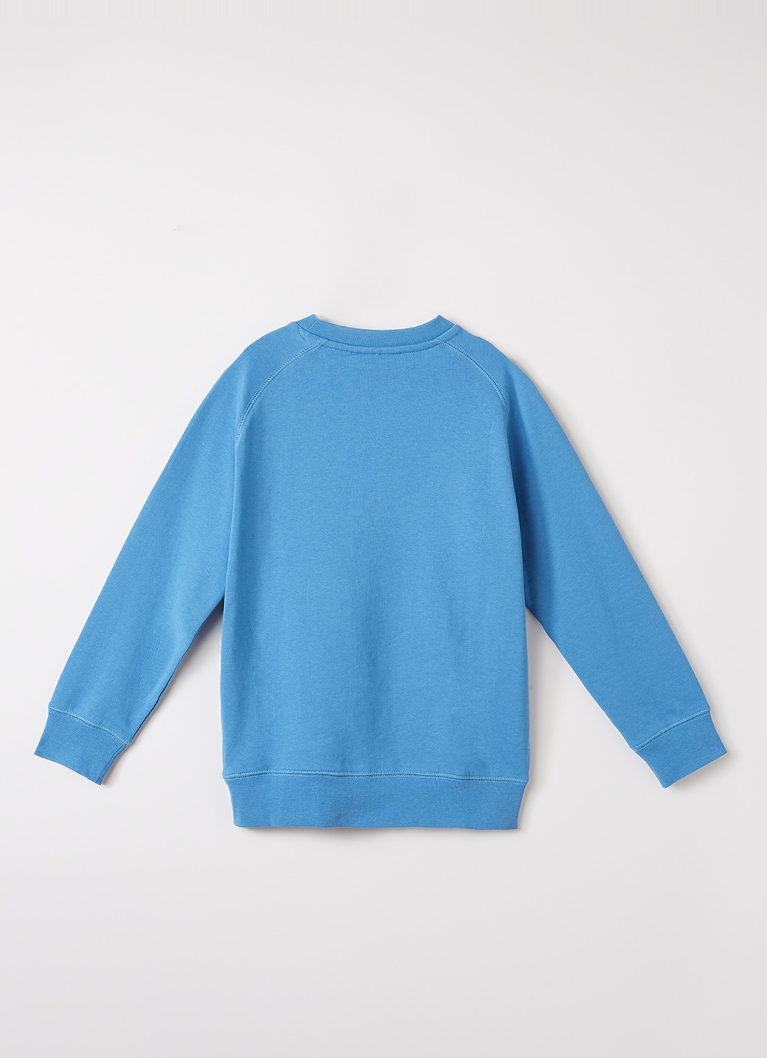 Molo Mike sweater met borduring - voorkant 3 blauw