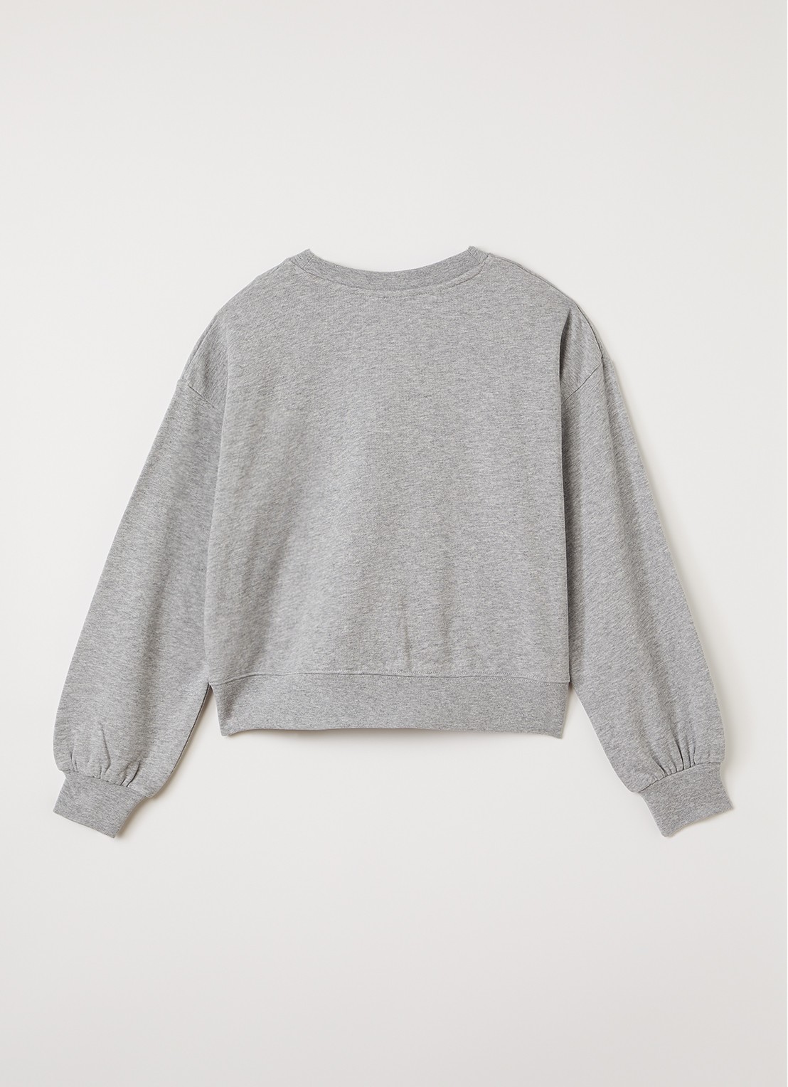 Molo Miki sweater met pailletten - voorkant 2 grijsmele