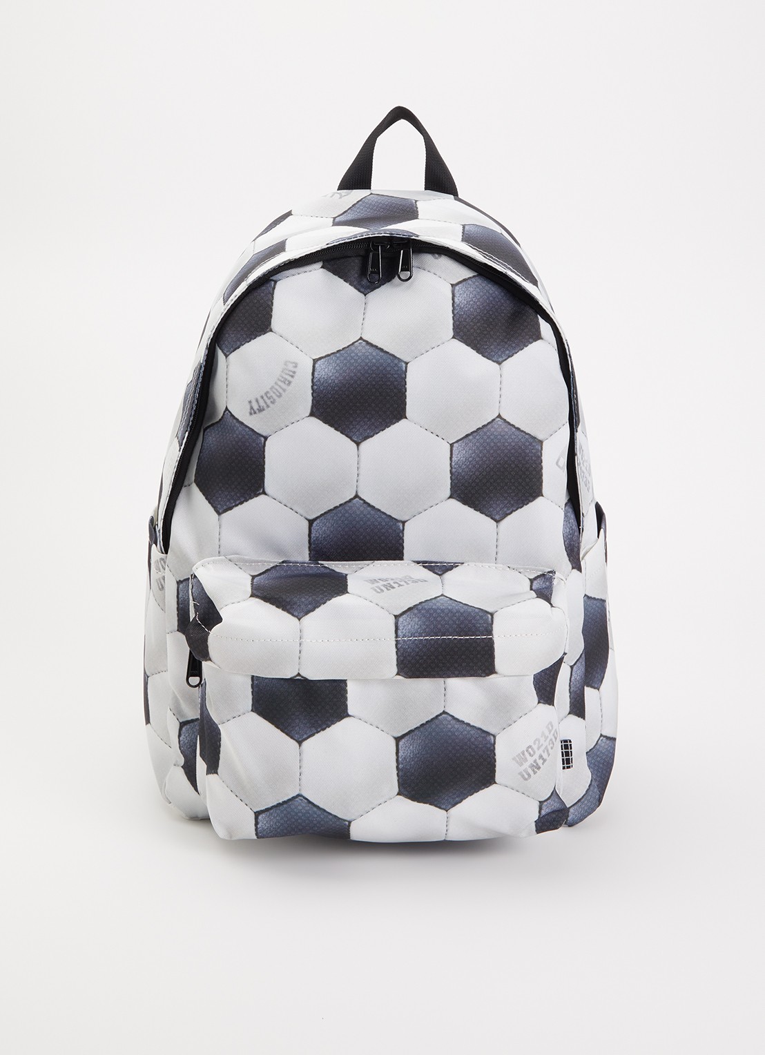 Molo Mio rugzak met print en 12 inch laptopvak - voorkant gebroken wit