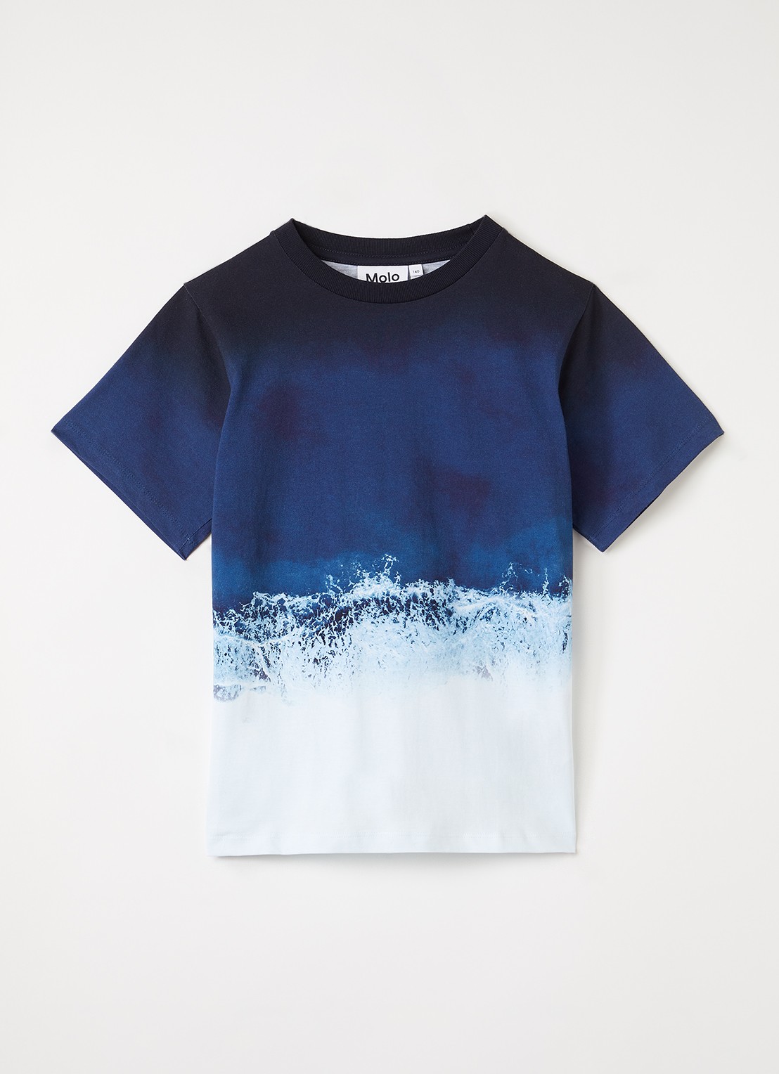 Molo Rame T-shirt met print - voorkant blauw