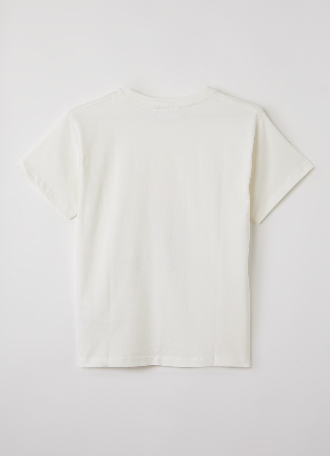 Molo Riley T-shirt met ruitdessin - voorkant 2 gebroken wit