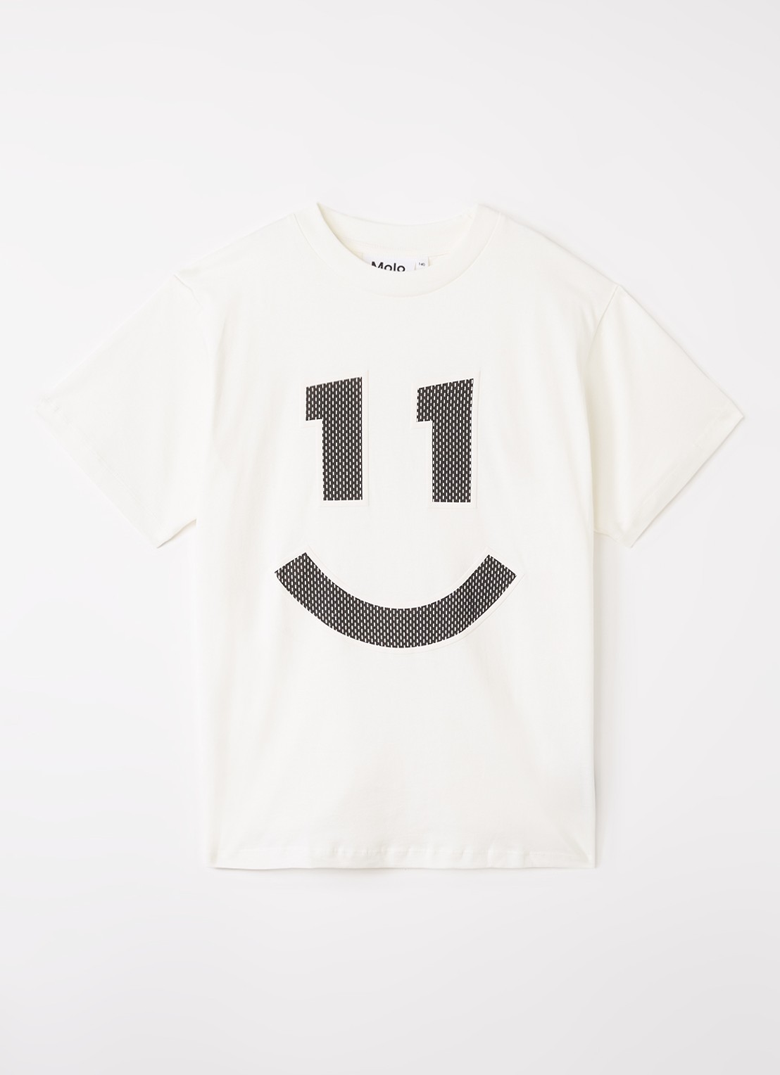Molo Rodney T-shirt met print - voorkant gebroken wit