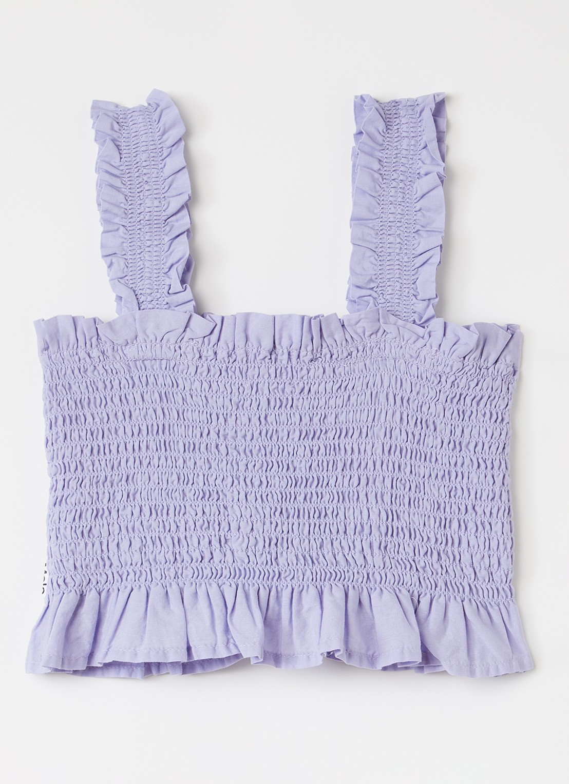 Molo Roflia top met smockwerk - voorkant 2 lila