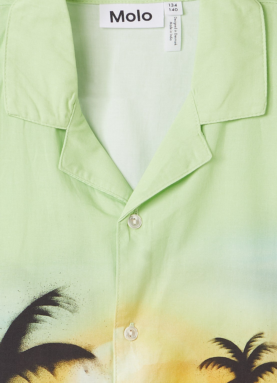 Molo Rui overhemd met print - detail 3 groen