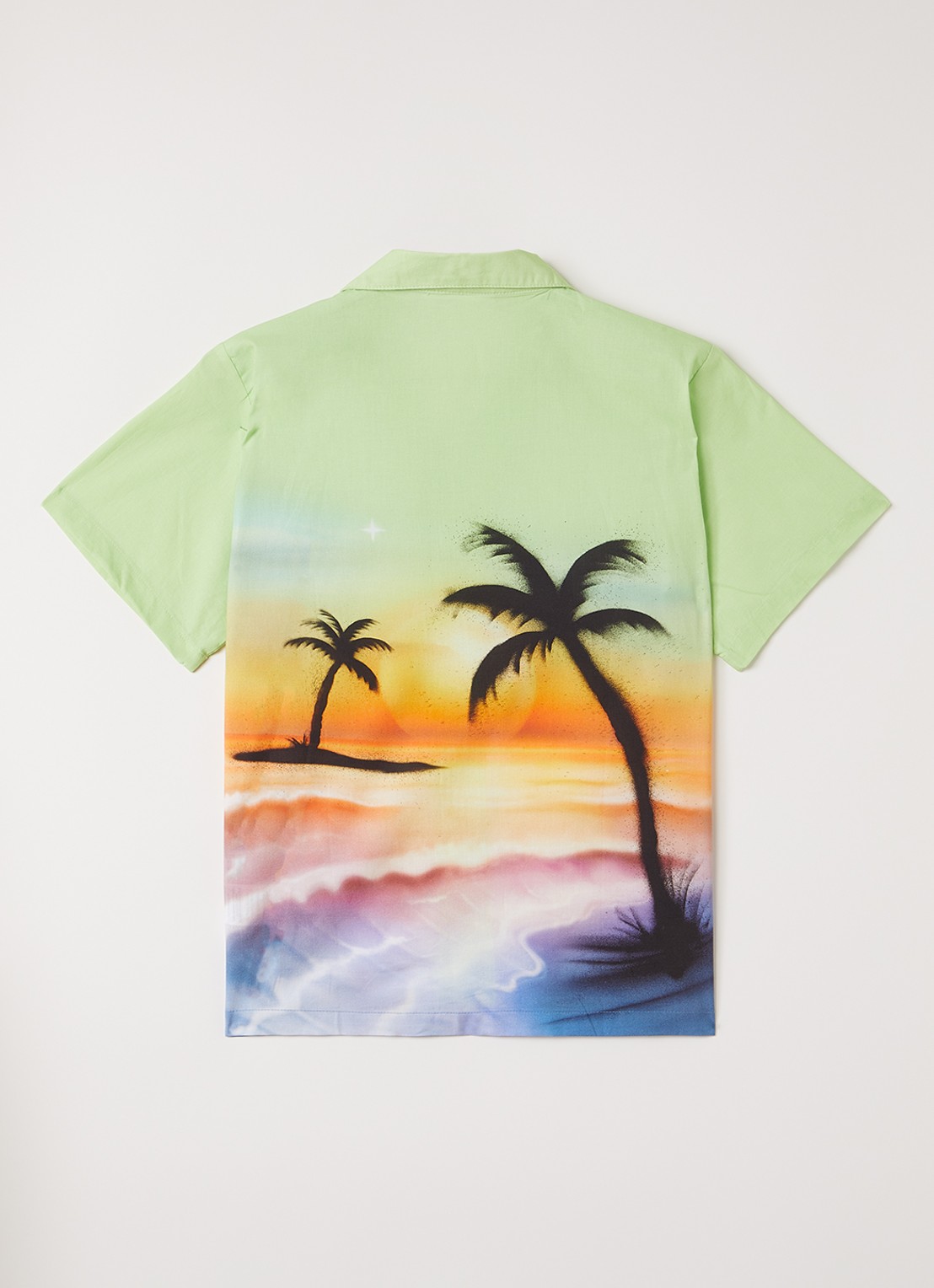 Molo Rui overhemd met print - voorkant 2 groen