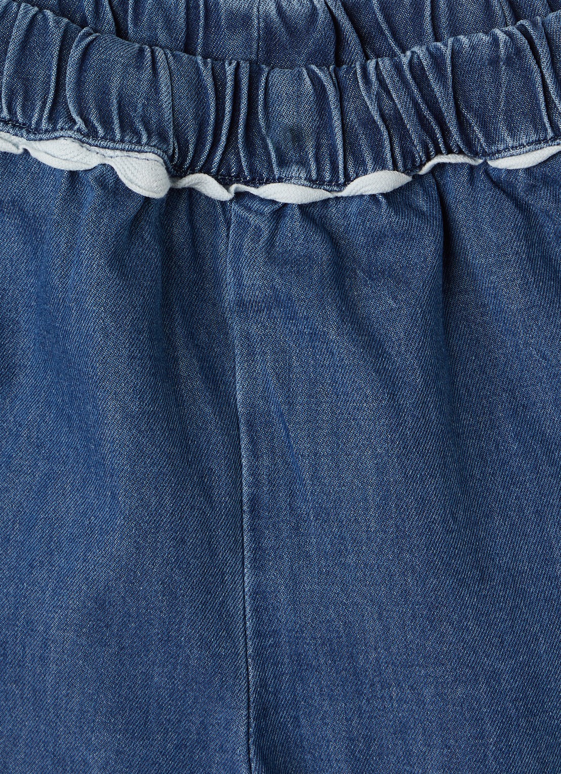 Molo Sana tapered jeans met medium wassing - detail blauw