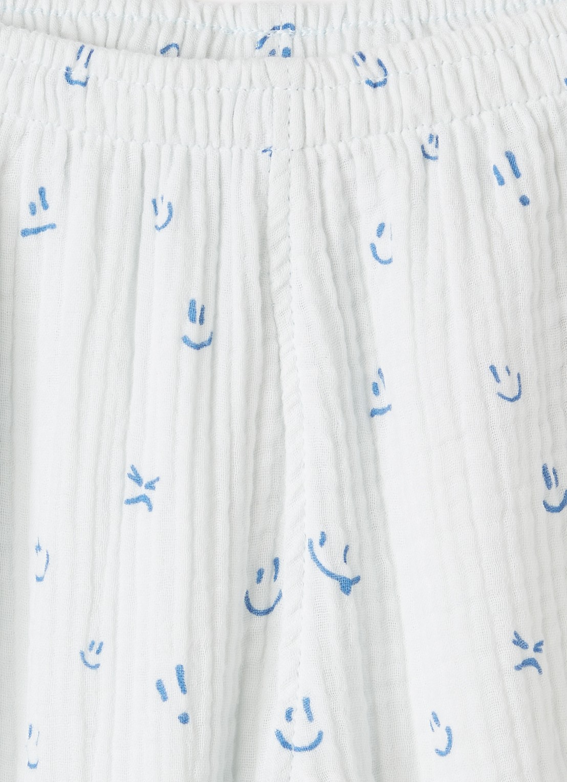 Molo Serene tapered fit broek met print - detail 3 lichtblauw