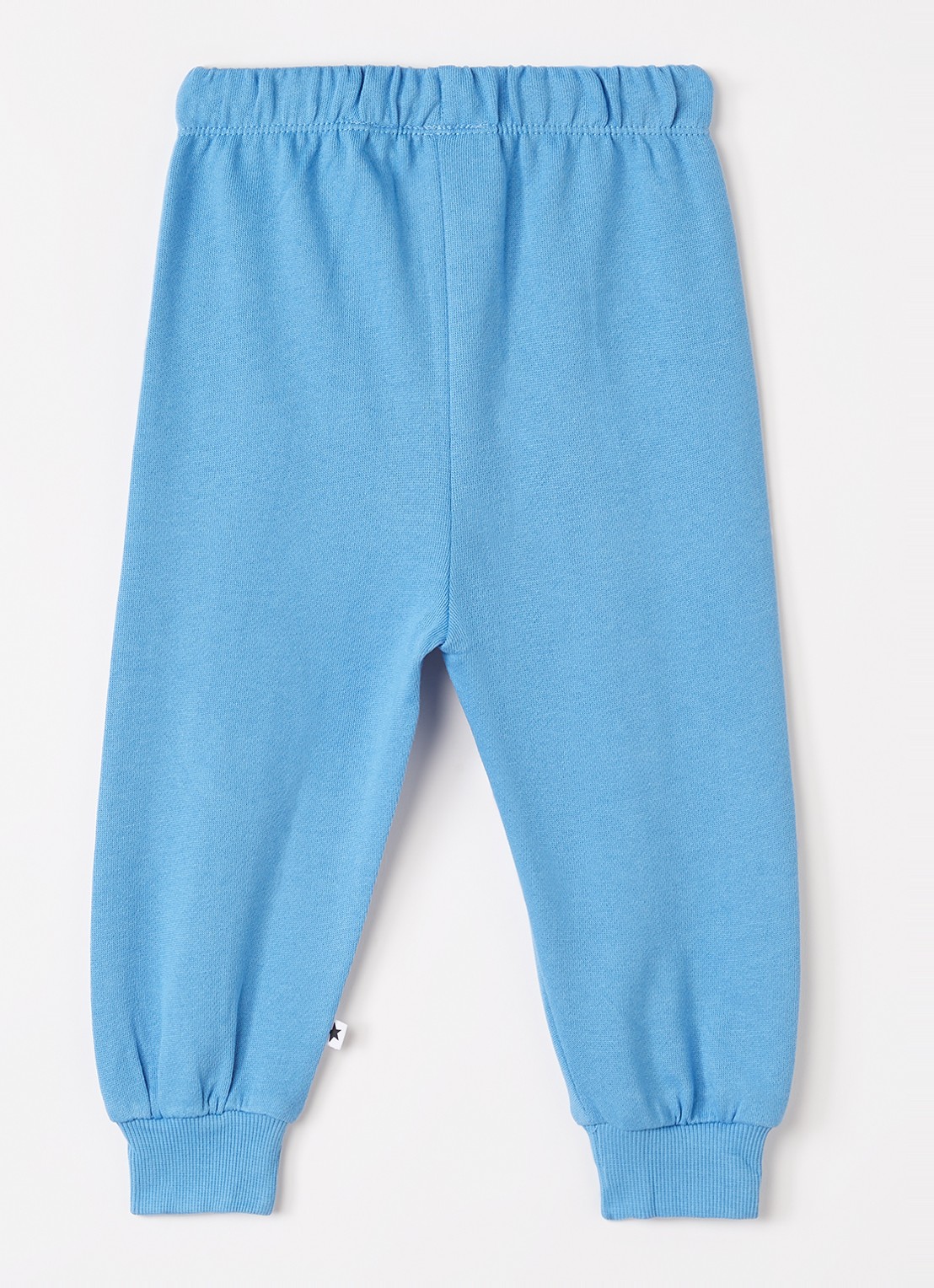 Molo Simeon tapered fit joggingbroek met borduring - voorkant 2 donkerblauw