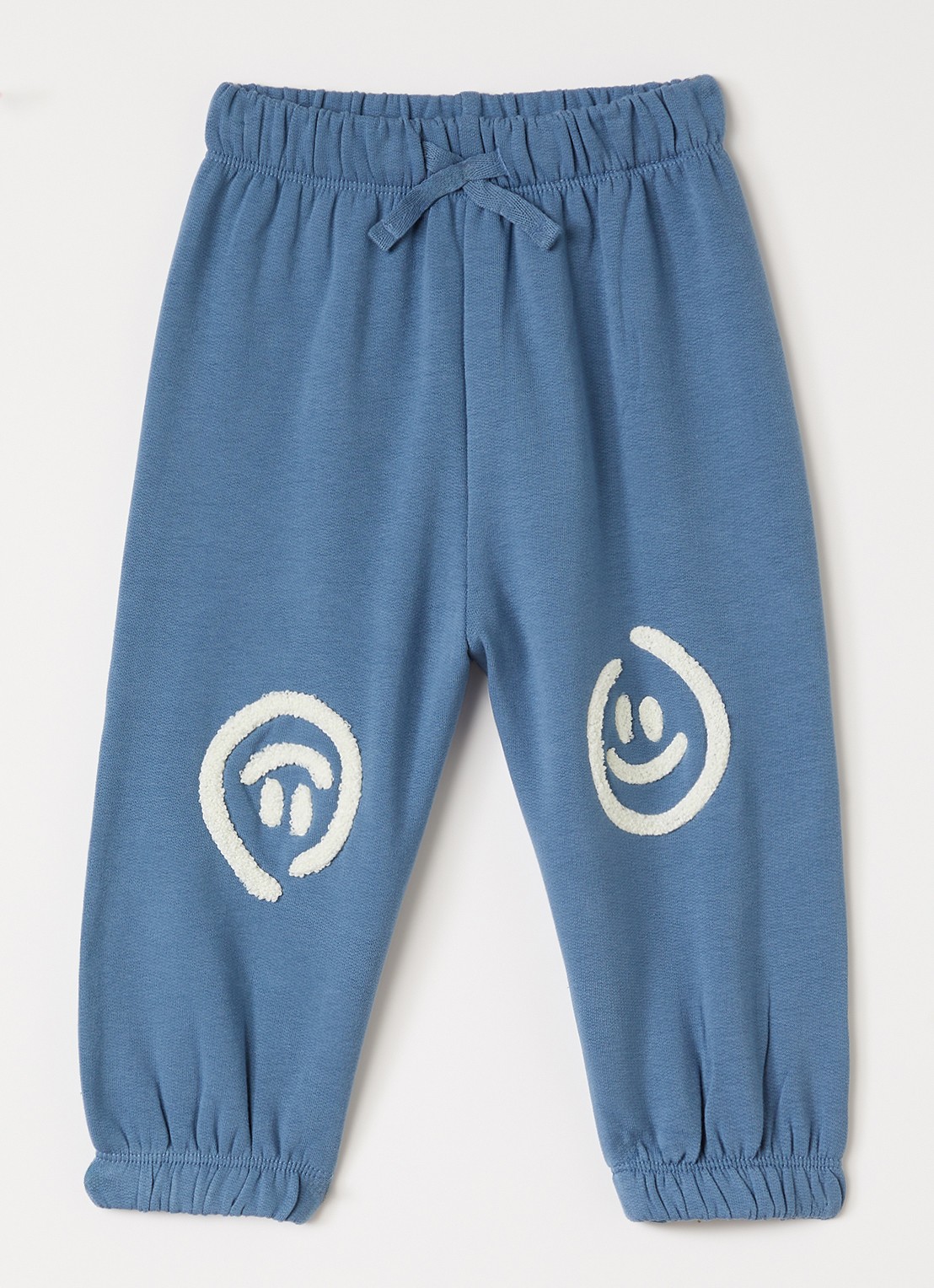 Molo Simon tapered fit joggingbroek - voorkant 2 petrol