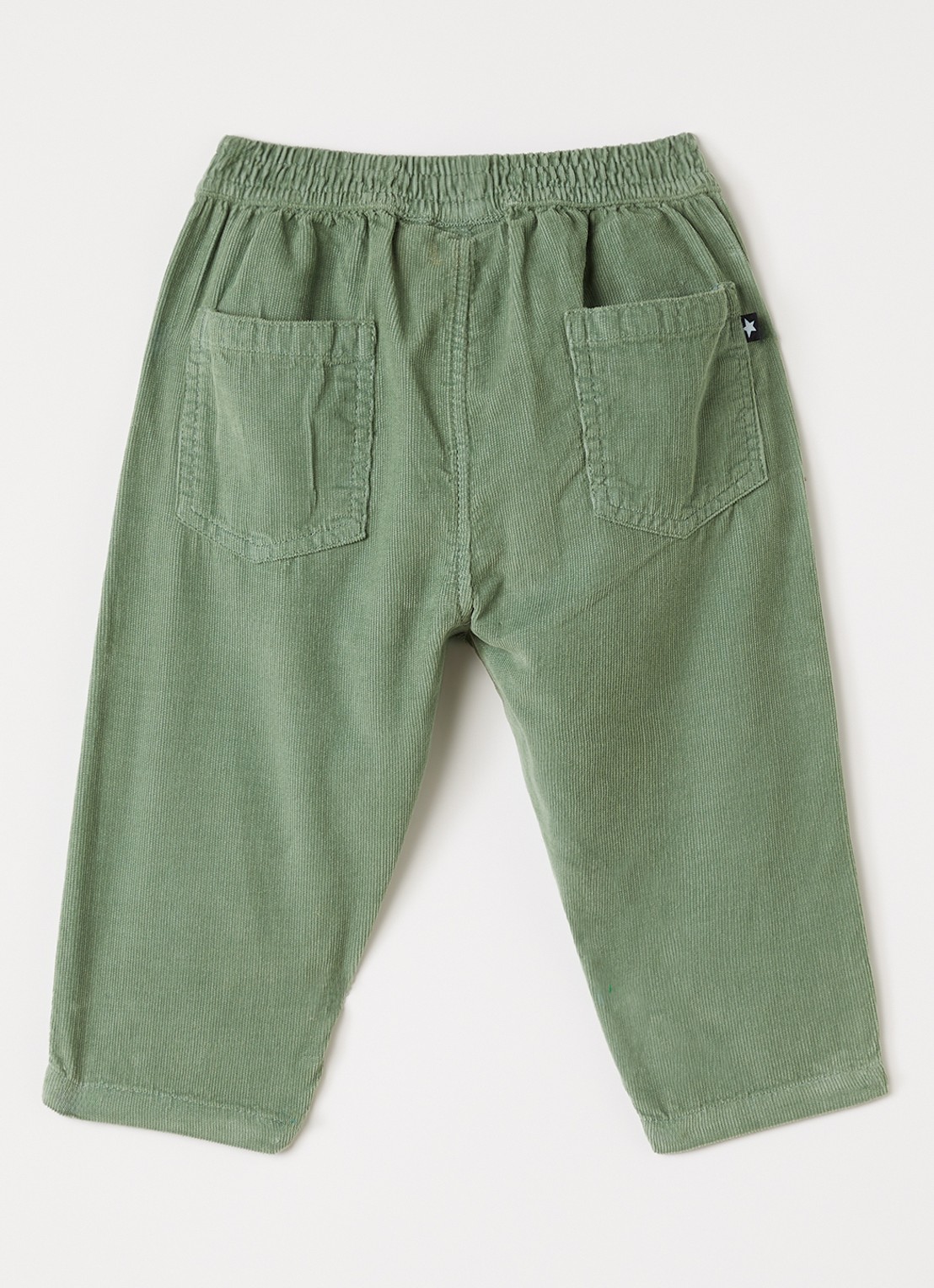 Molo Sois broek van corduroy - voorkant 2 groen