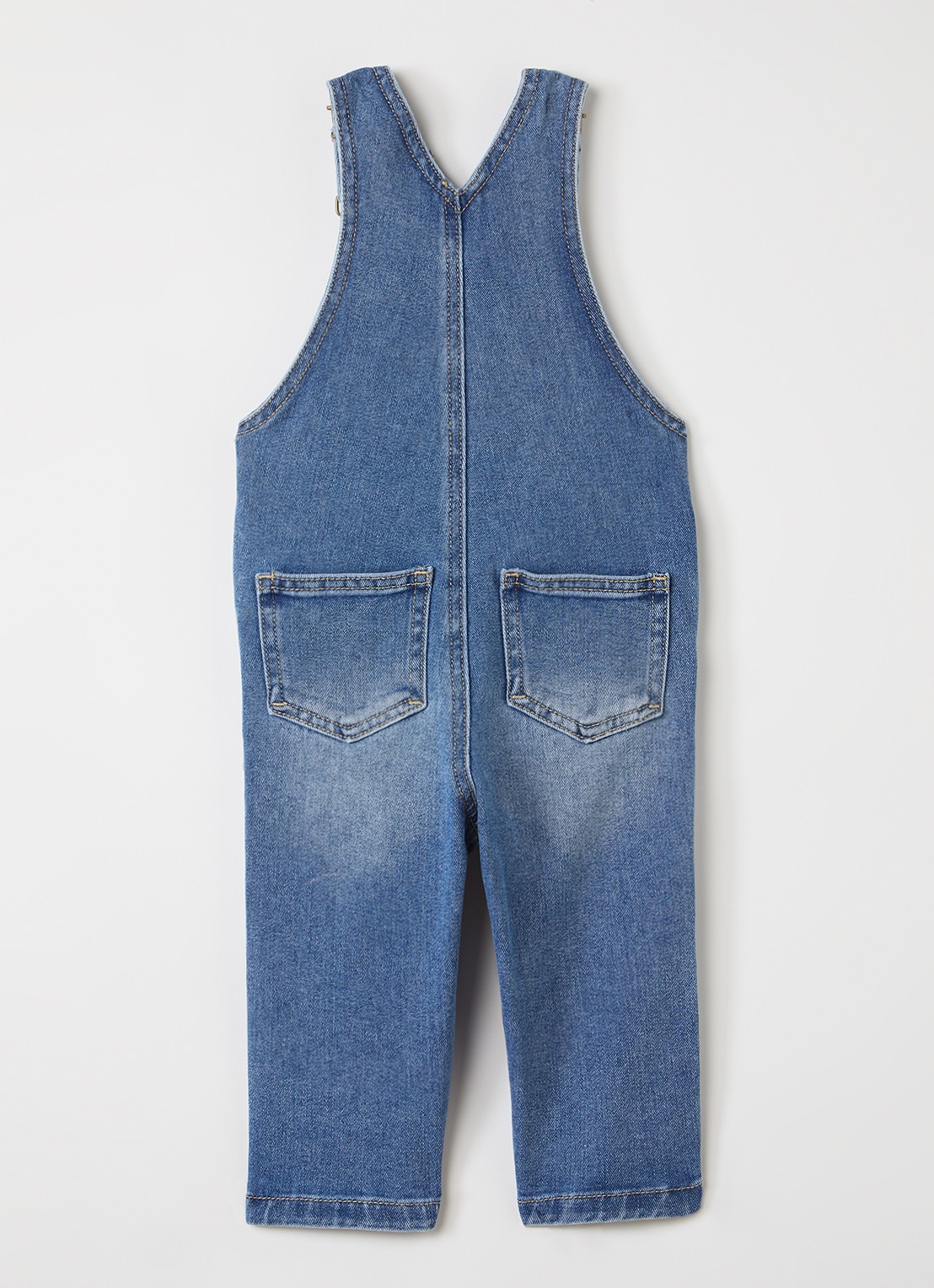 Molo Stellan straight fit tuinbroek - voorkant 2 indigo