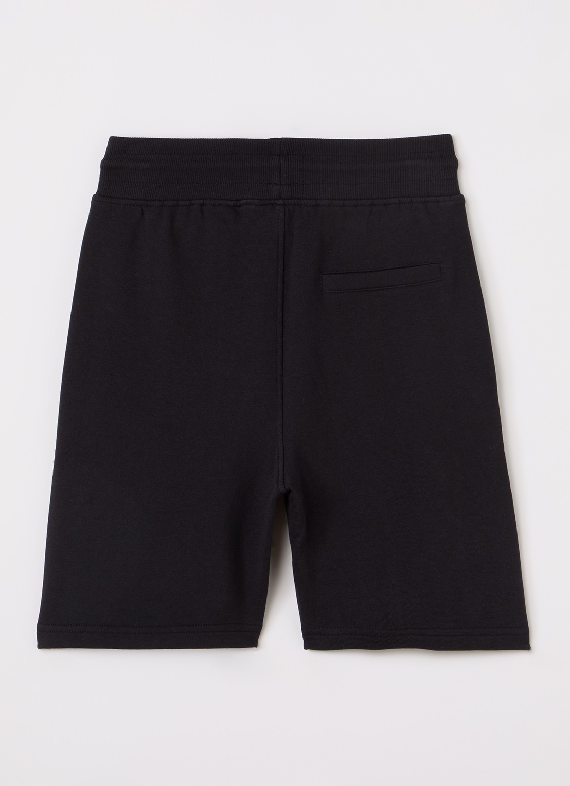 Molo Straight fit korte joggingbroek met logo - voorkant 2 zwart