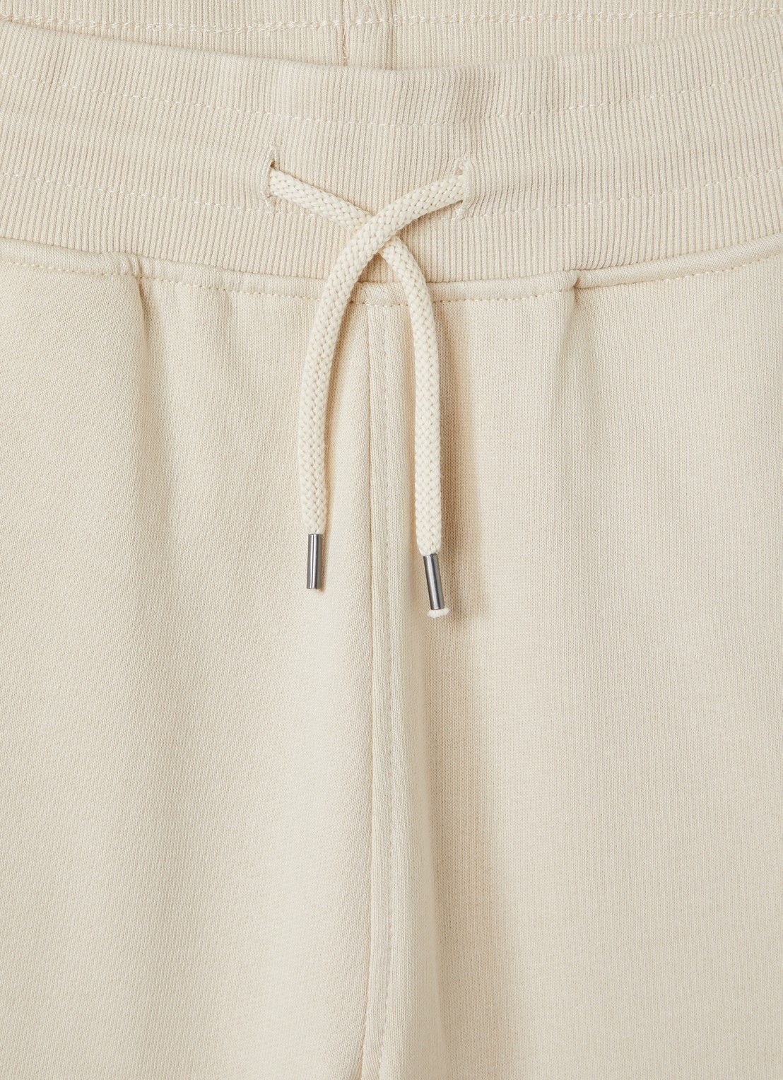 Molo Straight fit korte joggingbroek met logo - detail beige