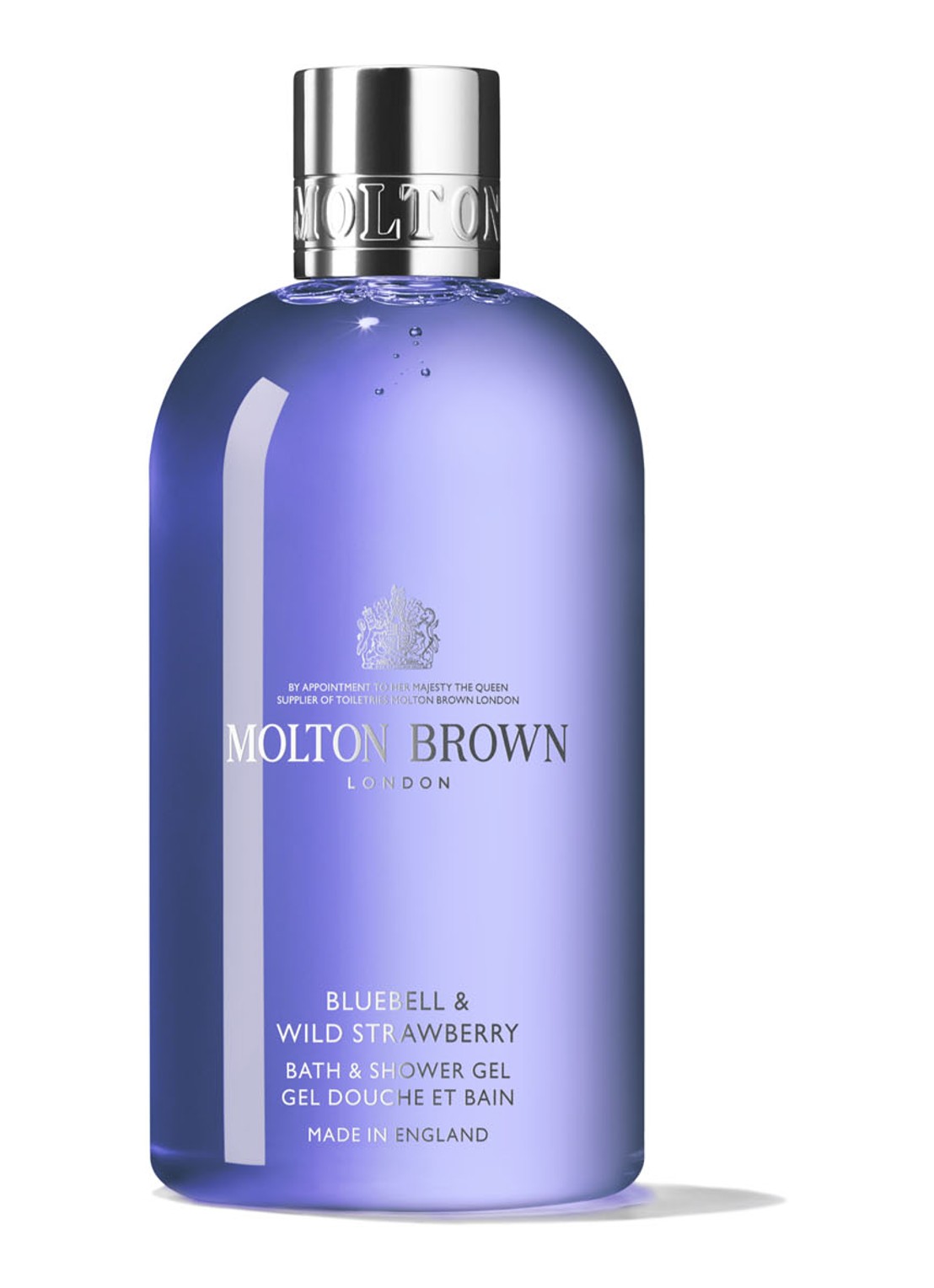 Molton Brown Bluebell & Wild Strawberry Bath & Shower Gel - bad- & douchegel - voorkant undefined