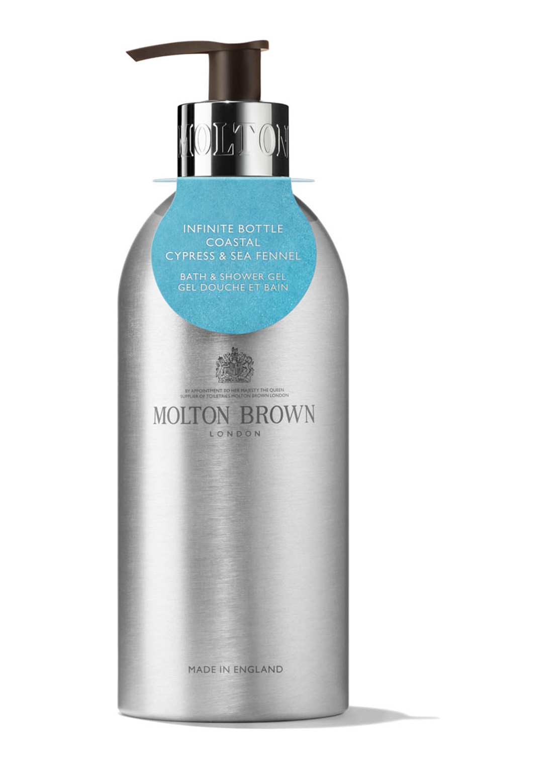 Molton Brown Coastal Cypress & Sea Fennel Infinite Bottle - douchegel - voorkant undefined