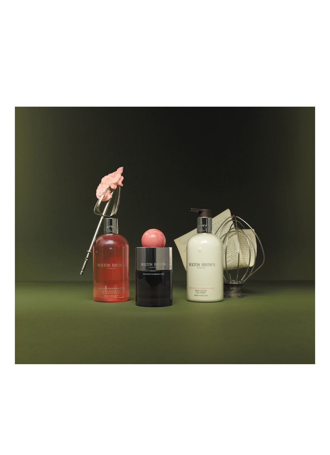 Molton Brown Delicious Rhubarb & Rose Aroma Reeds - geurstokjes 150 ml - detail undefined