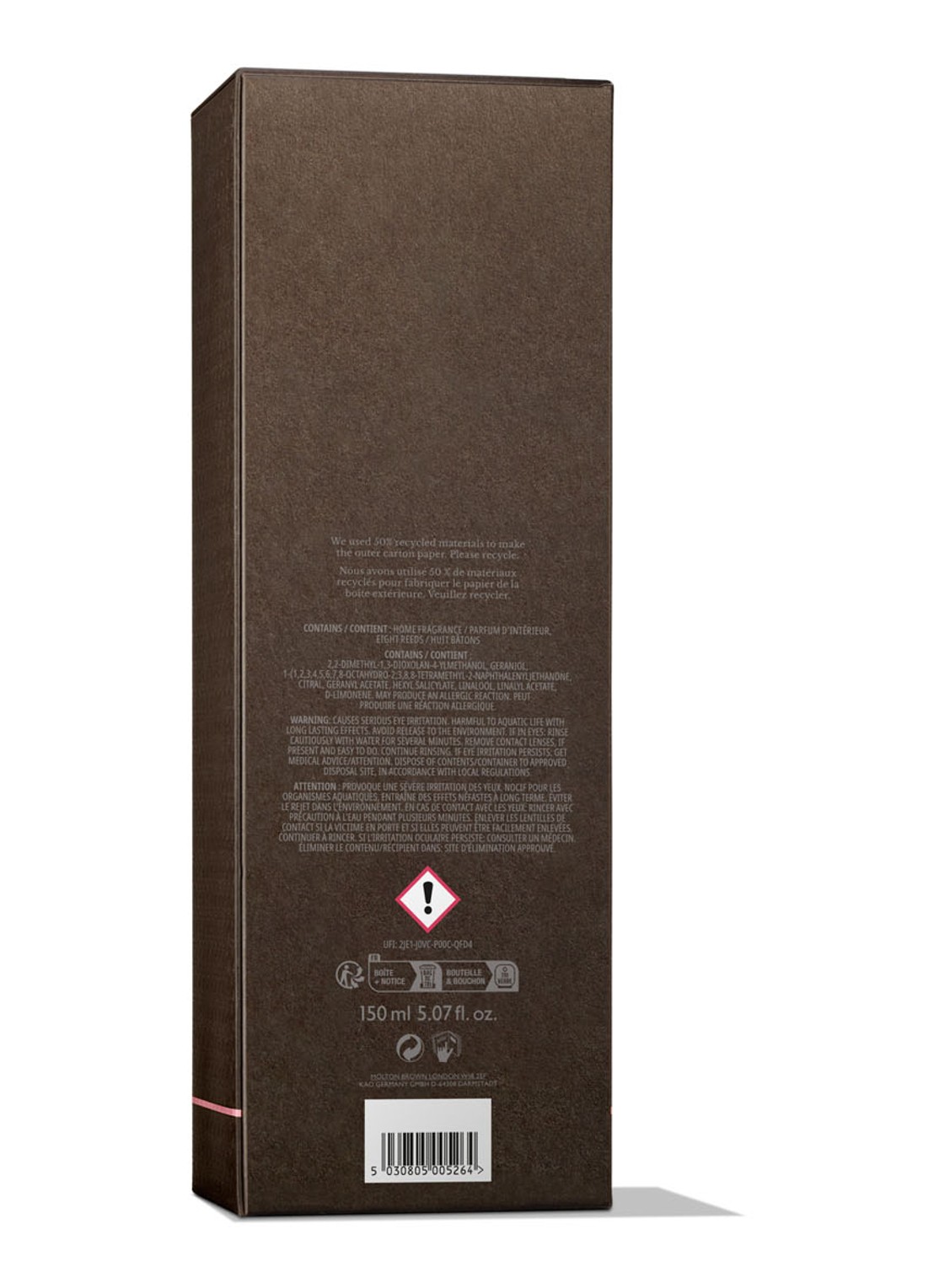 Molton Brown Delicious Rhubarb & Rose Aroma Reeds - geurstokjes 150 ml - detail 2 undefined