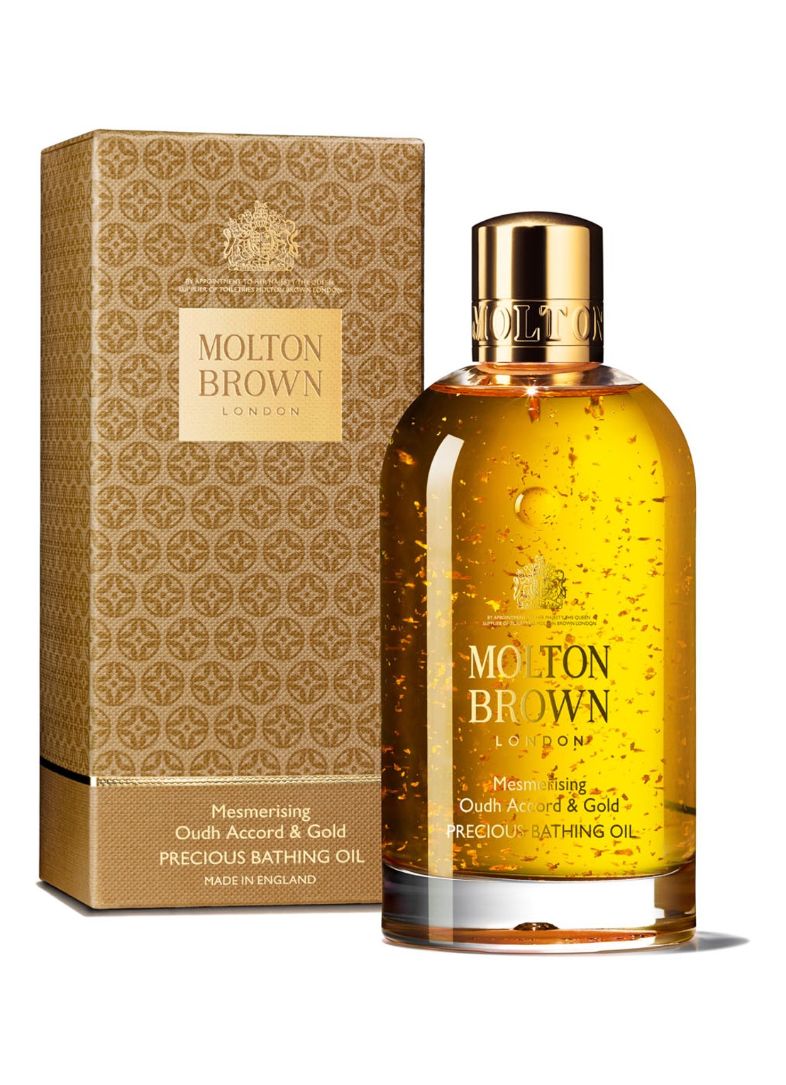 Molton Brown Mesmerising Oudh Accord & Gold Precious Bathing Oil - badolie - detail 3 undefined