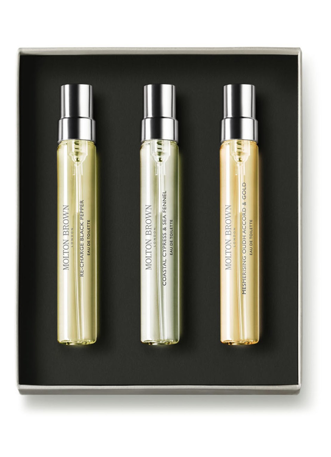 Molton Brown Mini Woody & Aromatic Eau de Toilette Discovery Set – parfumset - voorkant undefined