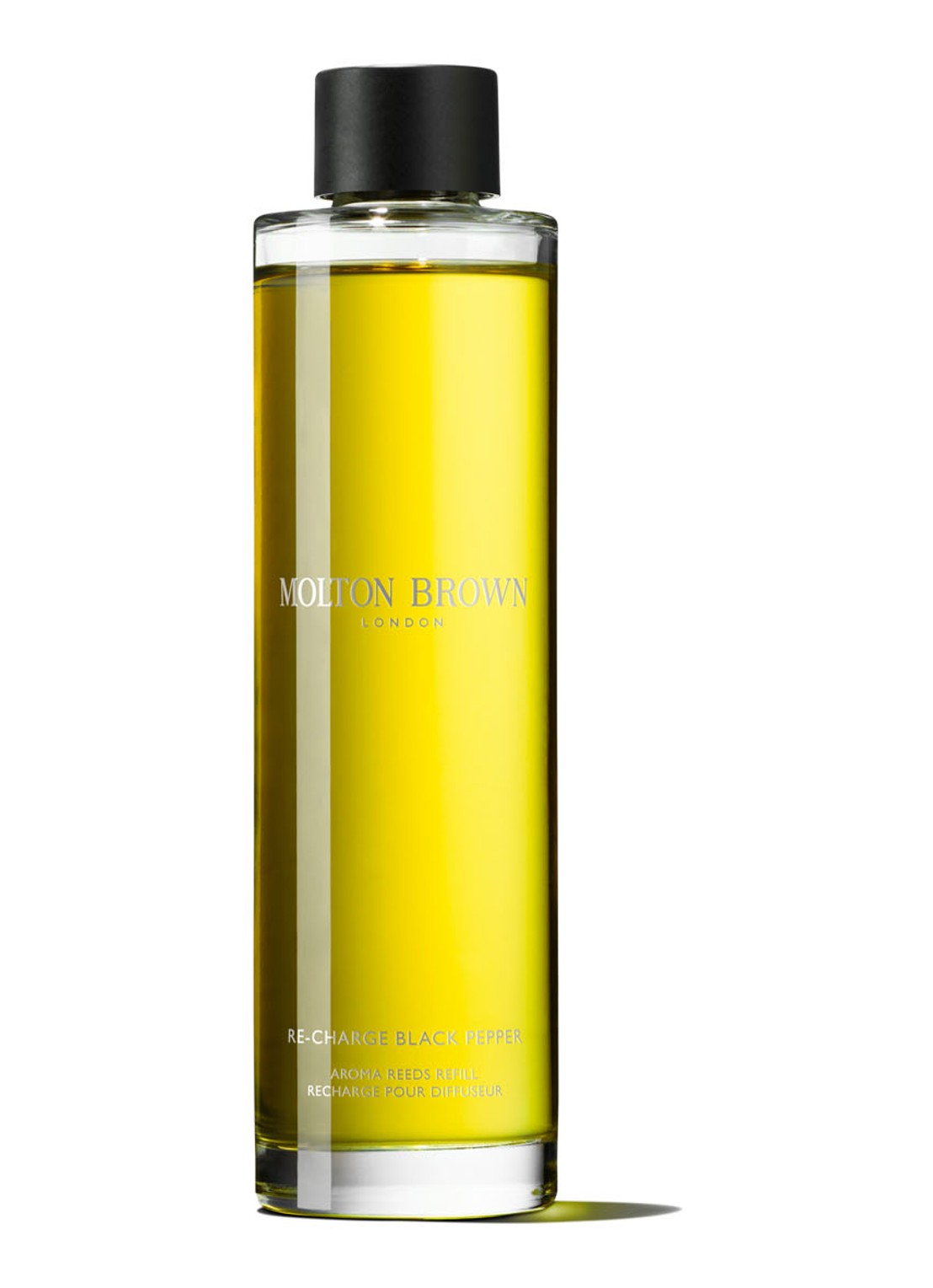 Molton Brown Re-Charge Black Pepper Aroma Reeds Refill - geurstokjes navulling 150 ml - voorkant undefined