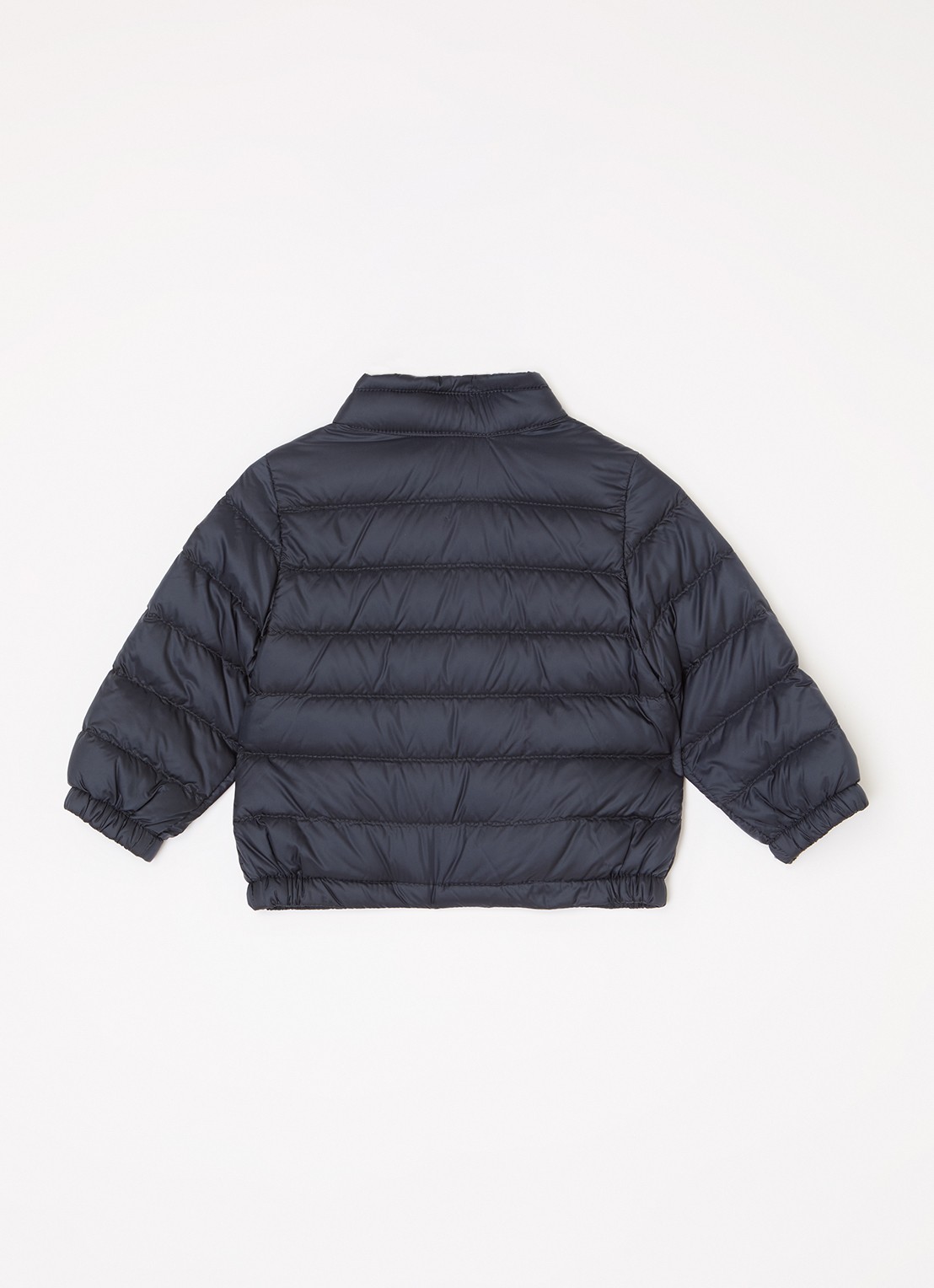 Moncler Acorus gewatteerde jas met donsvulling - achterkant donkerblauw