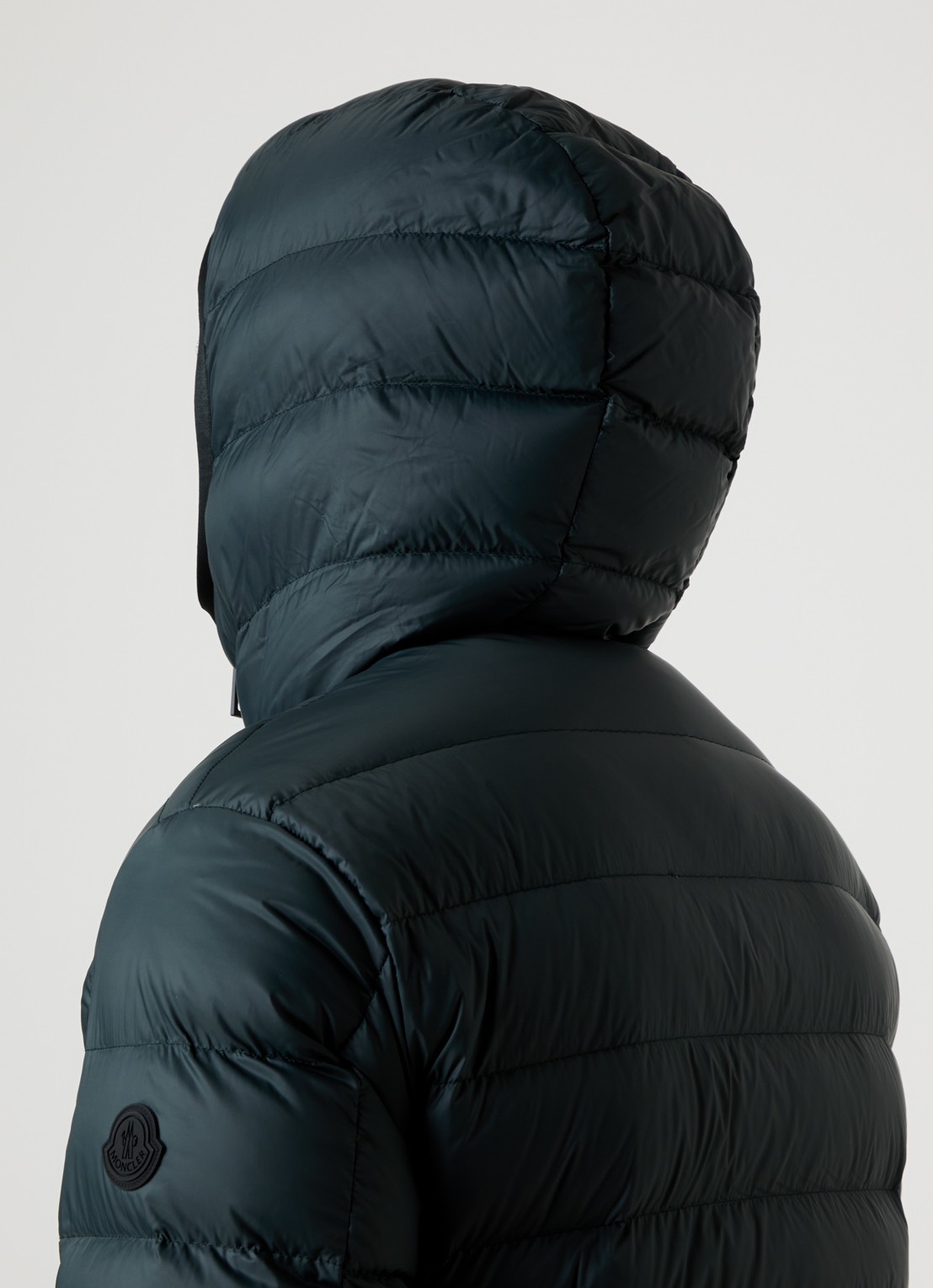 Moncler Alrai gewatteerde jas met donsvulling - detail 5 olijfgroen