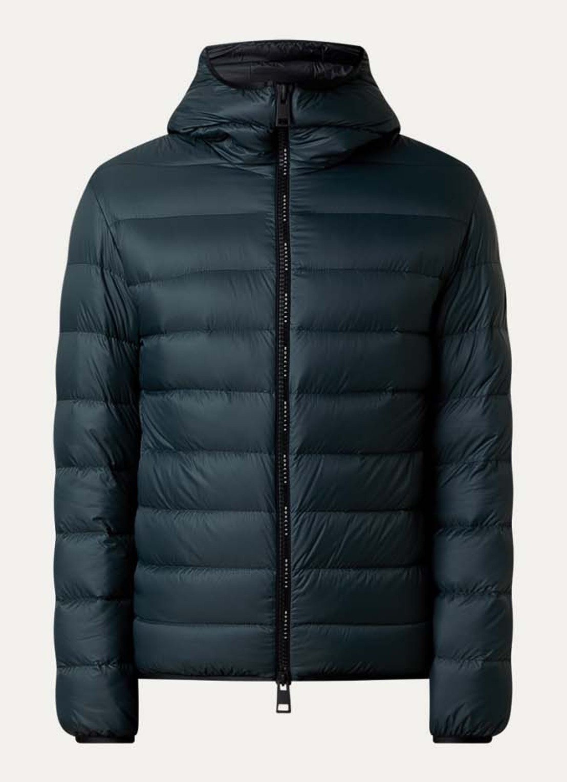 Moncler Alrai gewatteerde jas met donsvulling - voorkant olijfgroen