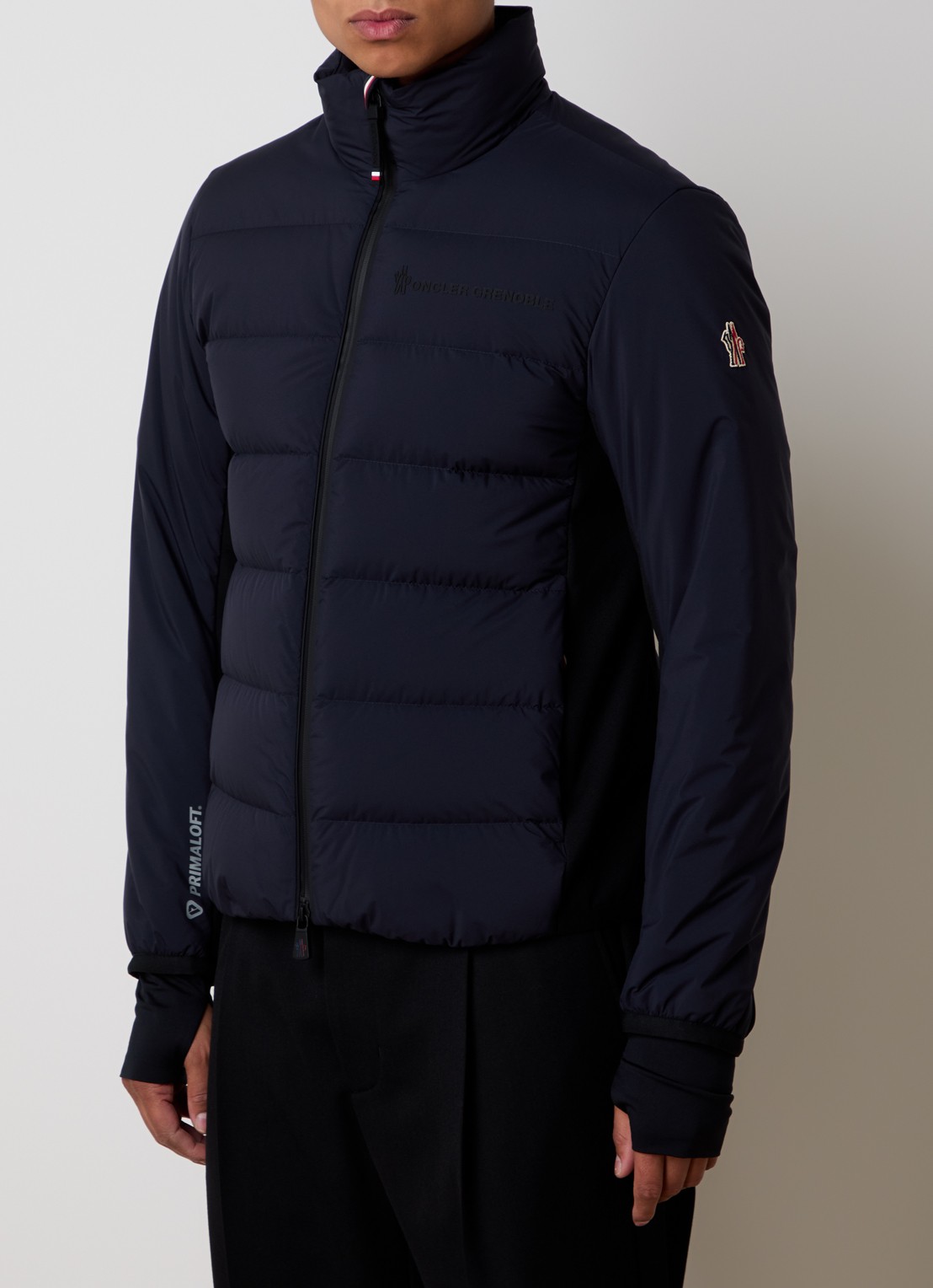 Moncler Araripe gewatteerd jack met donsvulling en waterafstotende coating - detail 3 donkerblauw