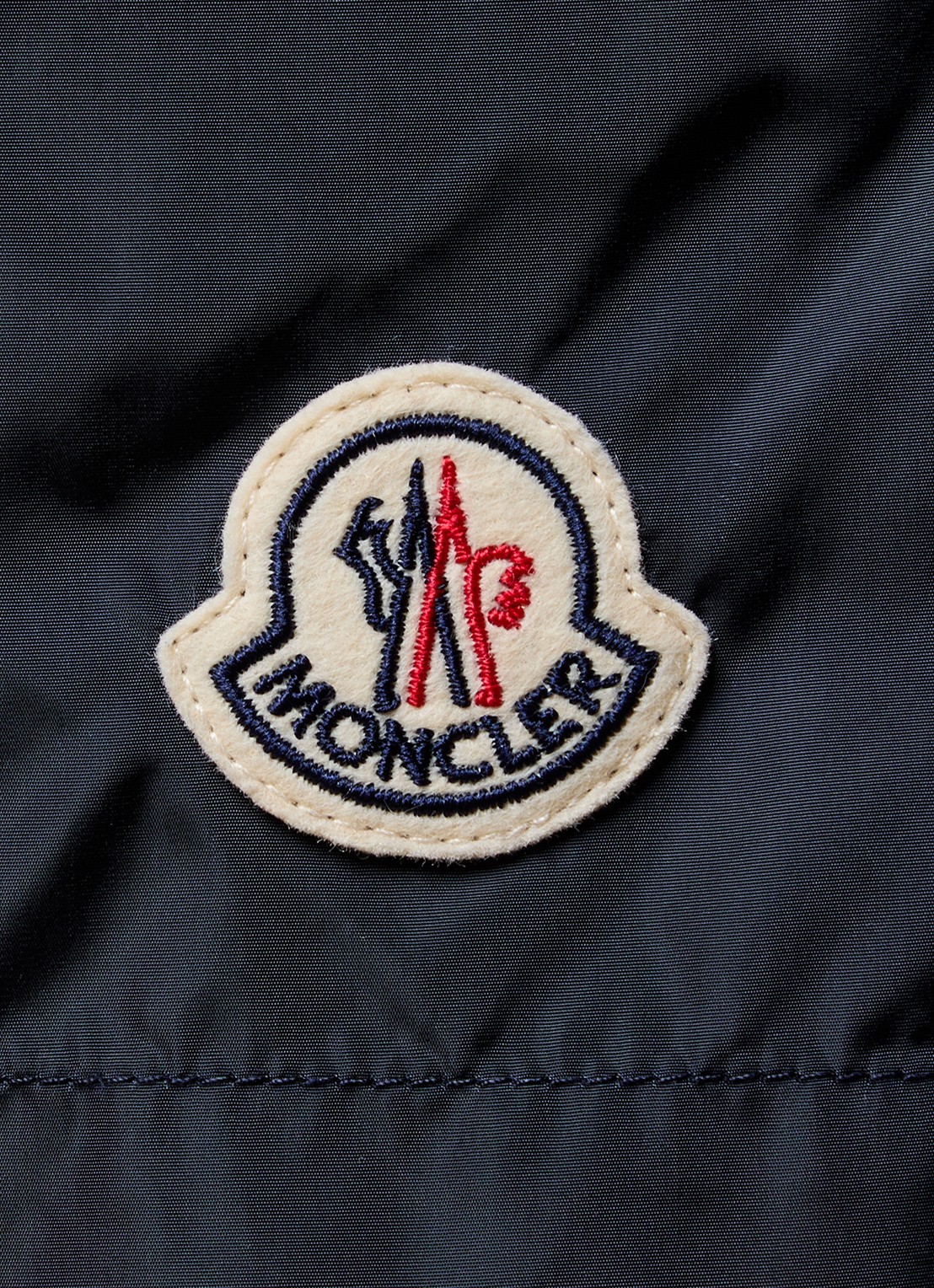 Moncler Archivio zwemshorts met logo en steekzakken - detail 3 donkerblauw