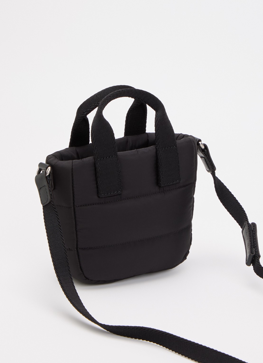 Moncler Baby Caradoc schoudertas met logo  - achterkant 5 zwart