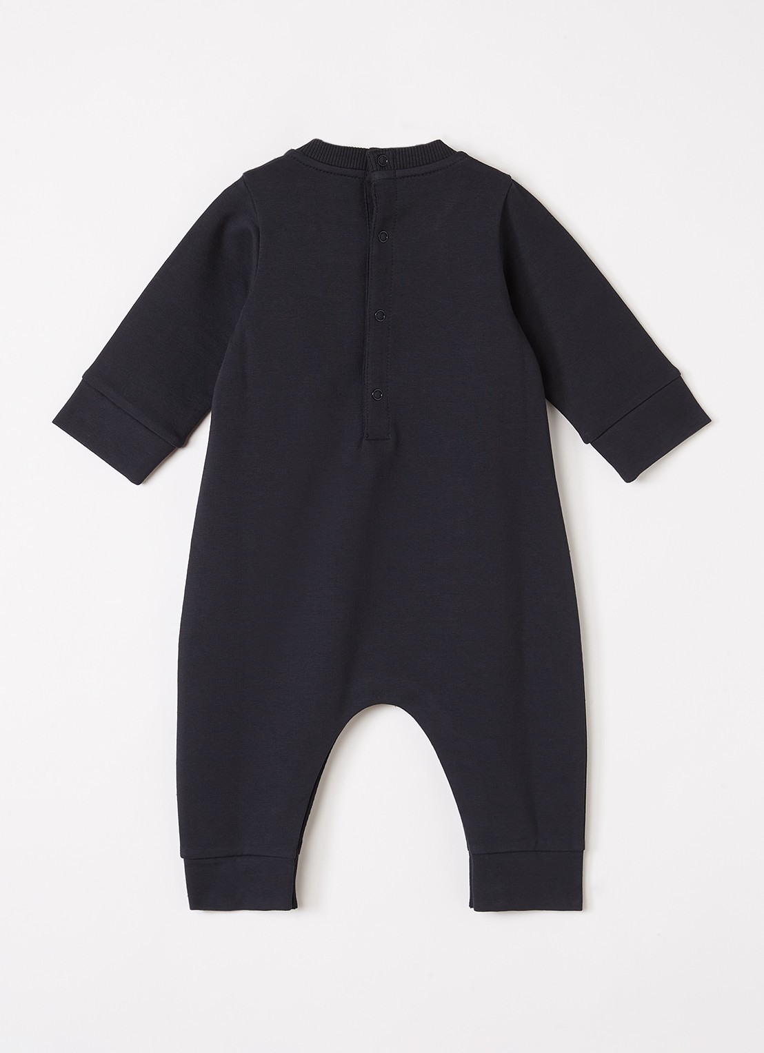 Moncler Babypak met logo in giftbox - voorkant 2 donkerblauw