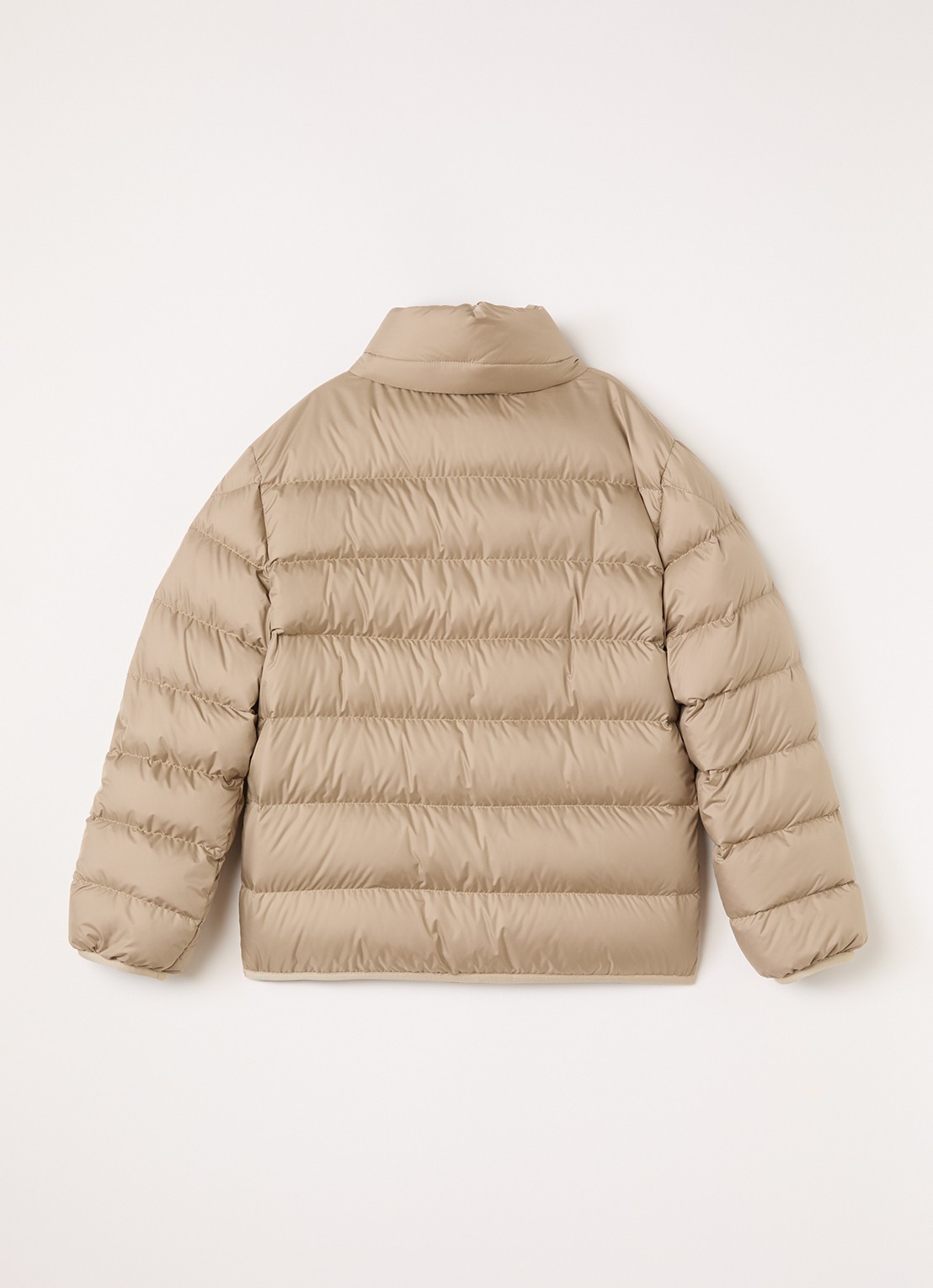 Moncler Bajan puffer jack met donsvulling - achterkant beige